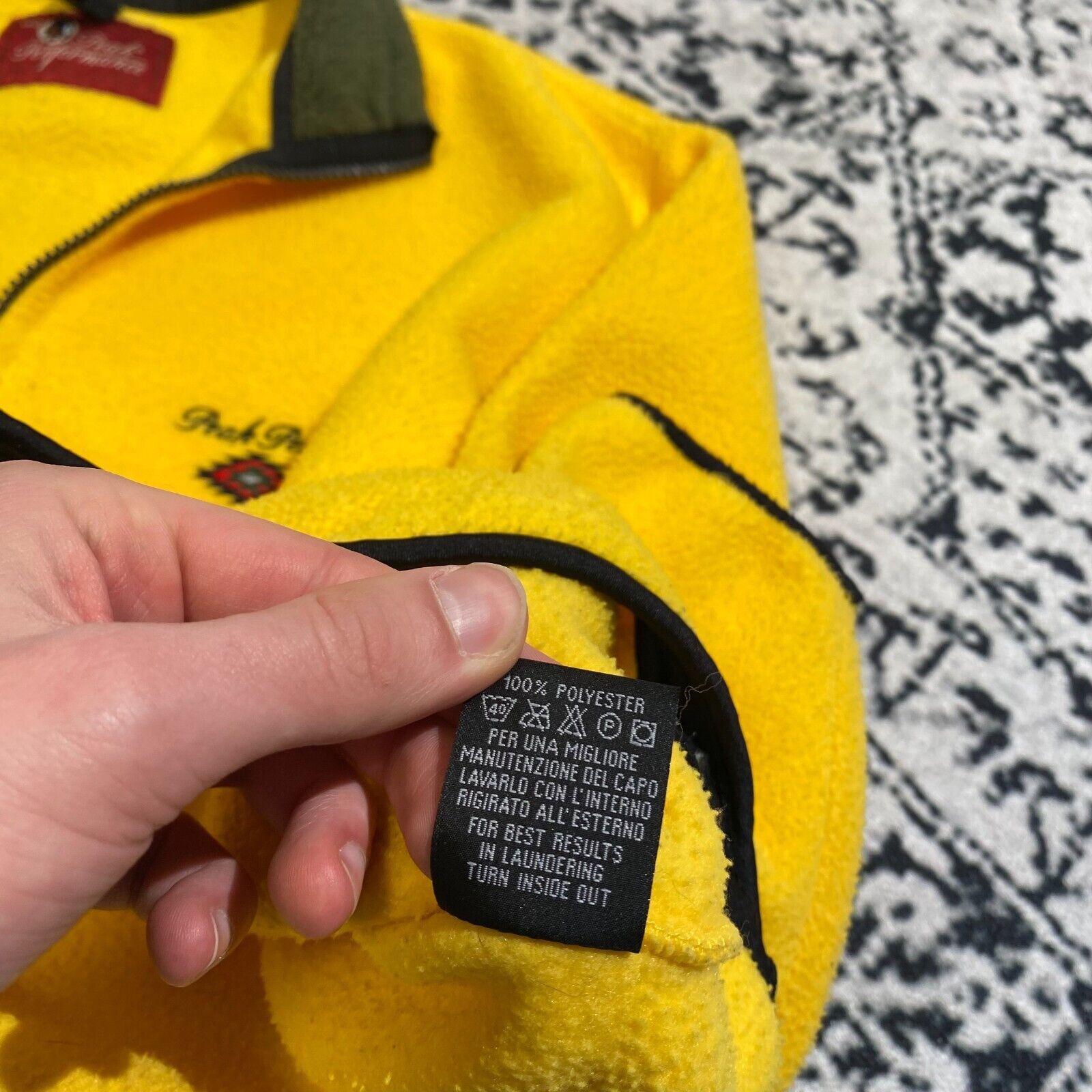 Peak Performance × Vintage Peak Performance Yellow Polyester Halfzip Fleece Size XS Size US XS / EU 42 / 0 - 10 Thumbnail