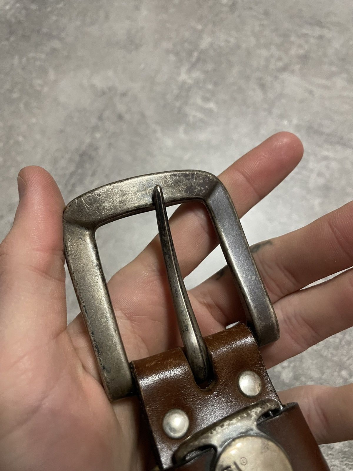 Kangol Vintage Kangol Leather Belt 90s Size ONE SIZE - 4 Thumbnail
