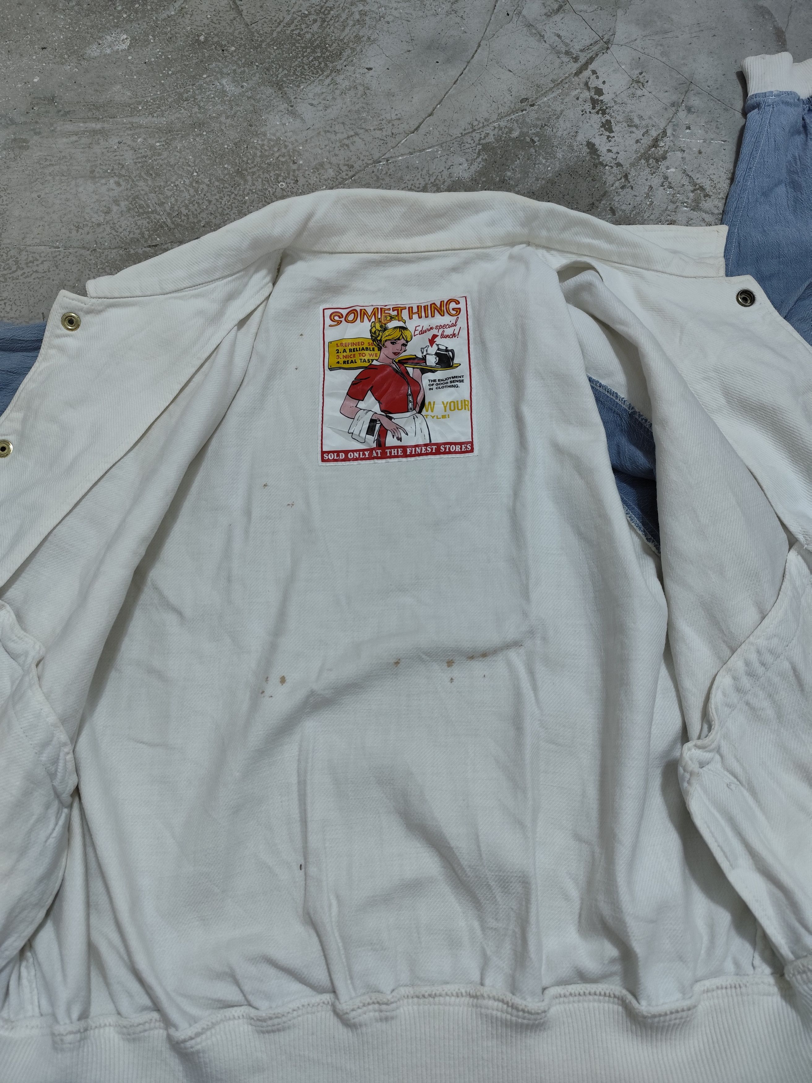 Edwin Vintage Something by Edwin varsity jacket boxy fit Size US M / EU 48-50 / 2 - 8 Thumbnail