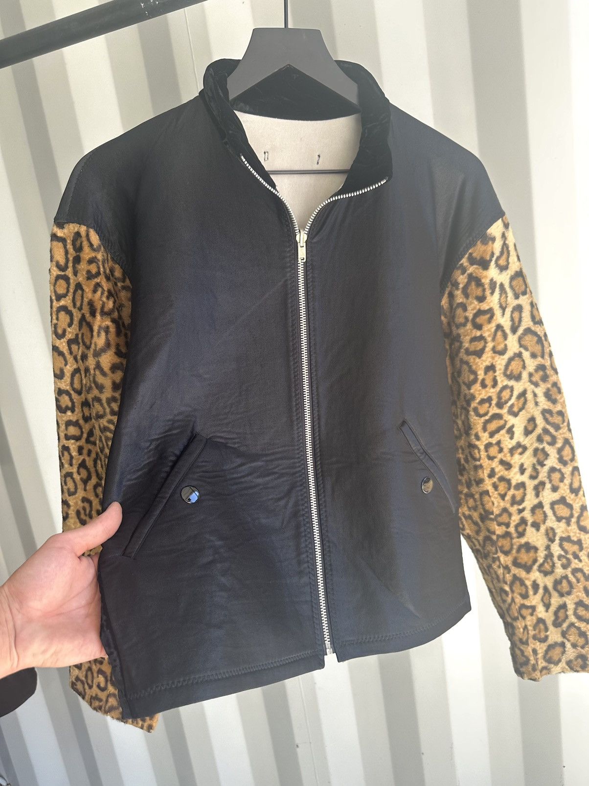Jean Paul Gaultier Leopard Sleeve Jacket Size US M / EU 48-50 / 2 - 2 Thumbnail