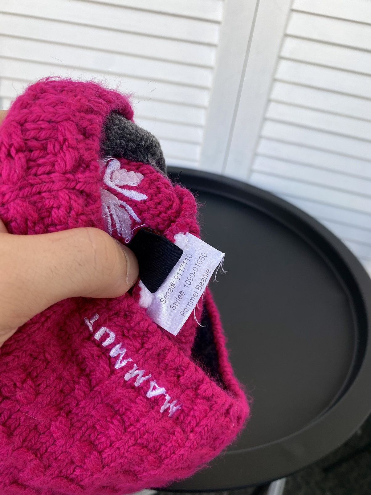 Mammut Mammut Beanie Hat Knit Pom Pom Lined Thermal Winter Outdoor Size ONE SIZE - 8 Thumbnail