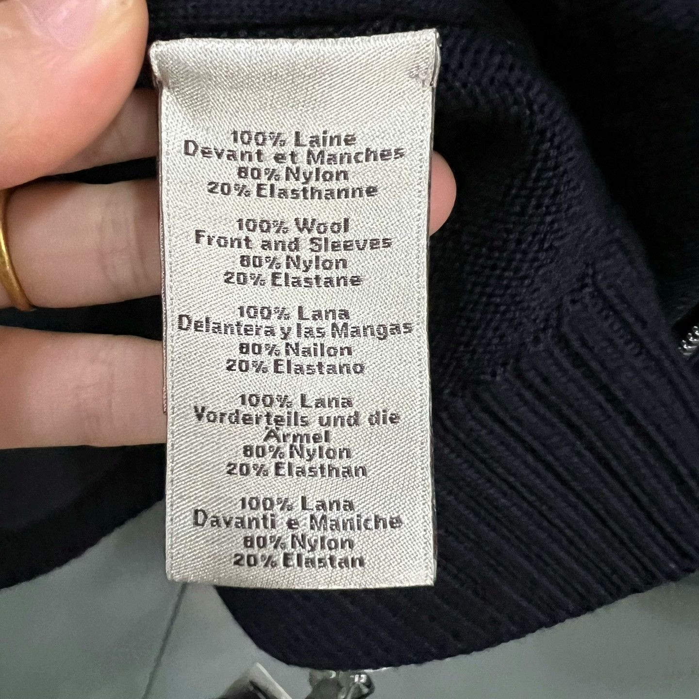 Hermes HERMES H Texture Quilted Baseball Jacket Size US XXL / EU 58 / 5 - 4 Thumbnail