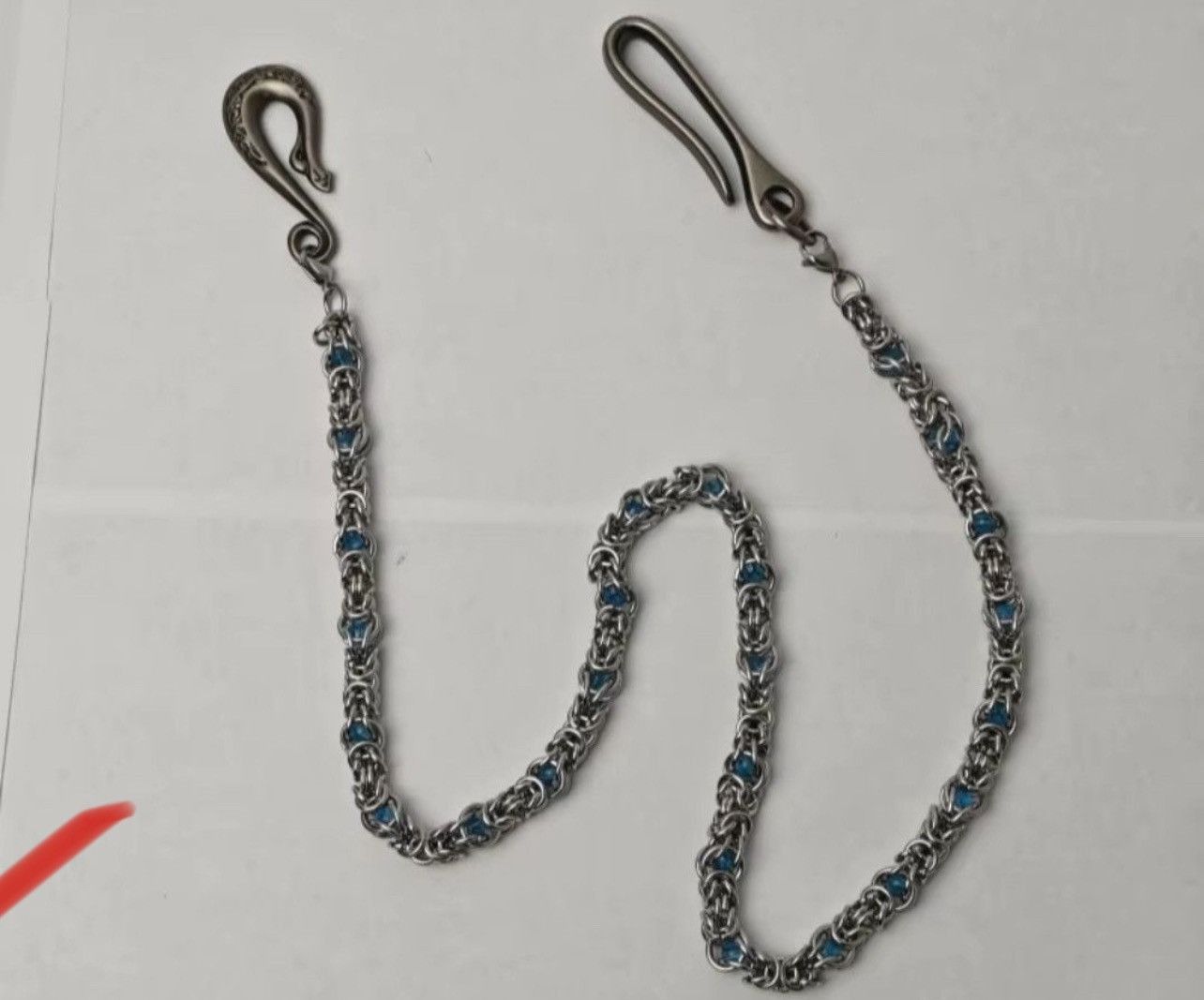 Jean Snake Bone Blue Stone Jeans Chain Accessories Size ONE SIZE - 5 Thumbnail