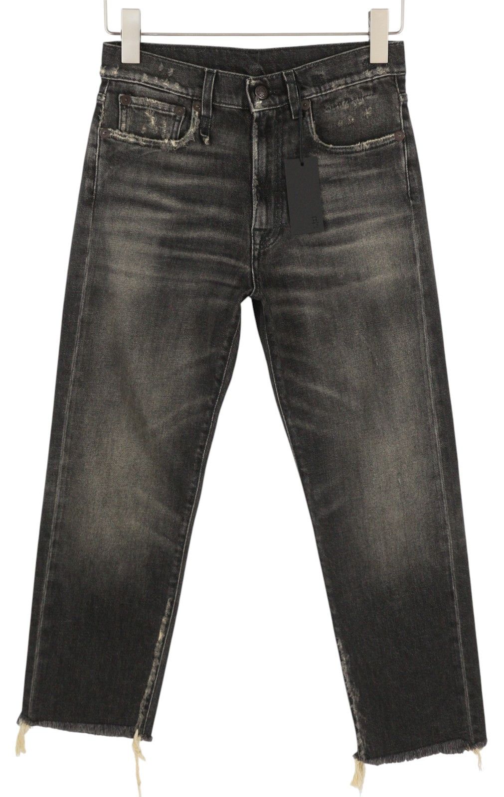BOYFRIEND 24 Abbey Black Faded Distress Jeans 86202