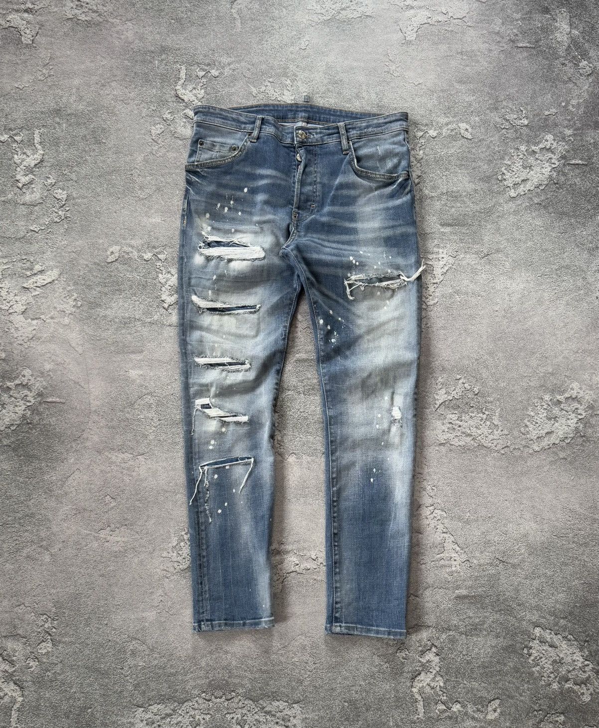 Dsquared2 Dsquared2 48 denim pant trouser Jean chino distressed skater Size US 34 / EU 50 - 5 Thumbnail