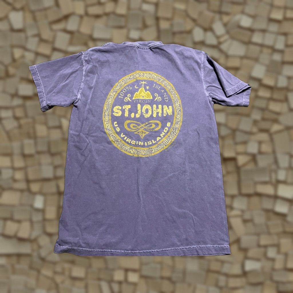 Comfort Colors Comfort Colors Shirt Women's Size Small Purple St. John US Virgin Island Size S / US 4 / IT 40 - 1 Thumbnail
