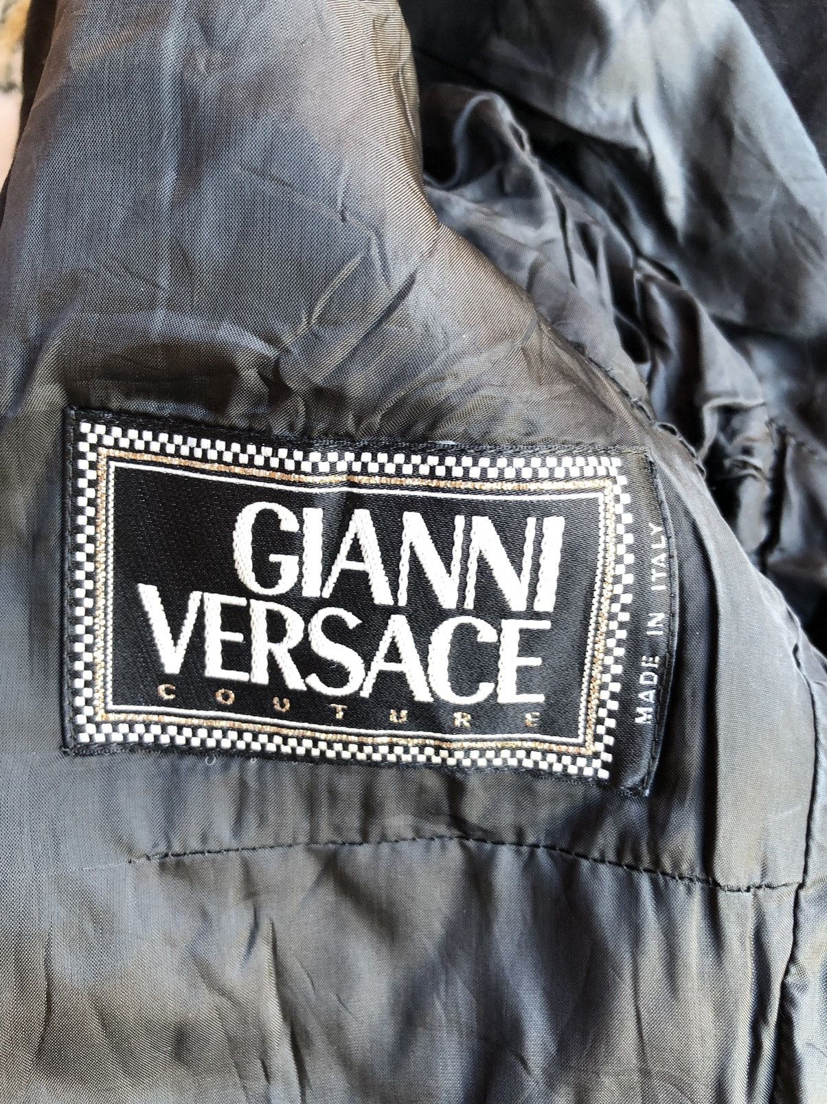 Versace Gianni Versace Couture Silk Cotton Jacquard Print Jacket Size S / US 4 / IT 40 - 15 Thumbnail