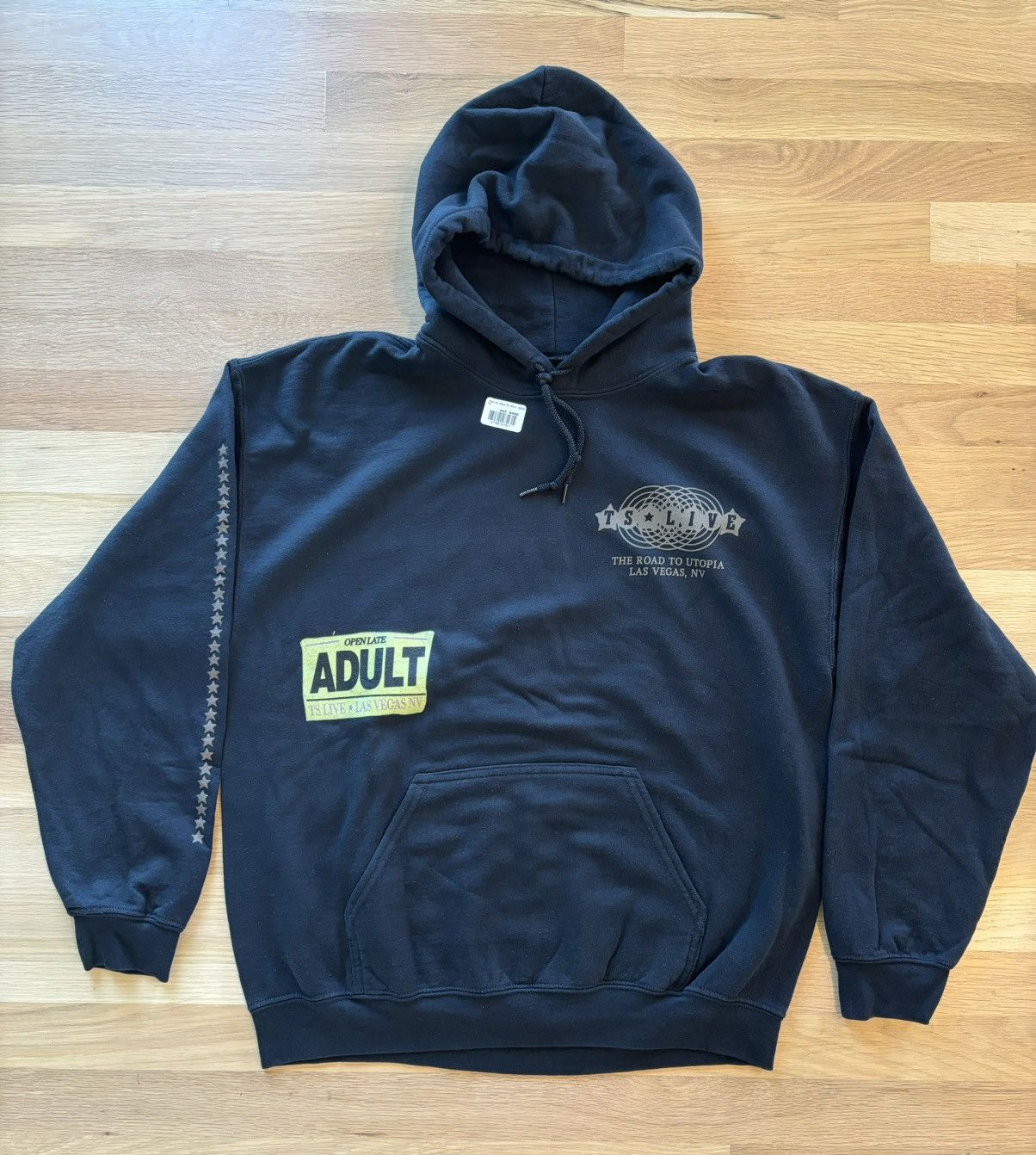 Travis Scott★Utopia My Eyes ジップアップフーディー 送関込 Travis Scott Utopia My Eyes Zip Hoodie Black Men's - FW24 - US