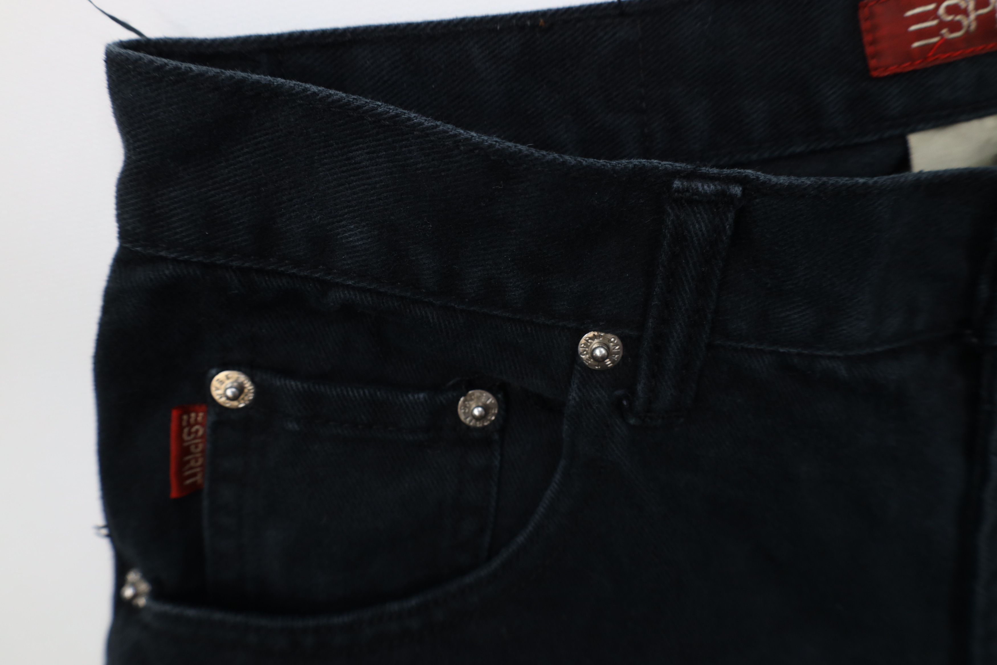 Esprit Vintage 90s Y2K Esprit Relaxed Tapered Leg Jeans Black Size 30" / US 8 / IT 44 - 8 Thumbnail