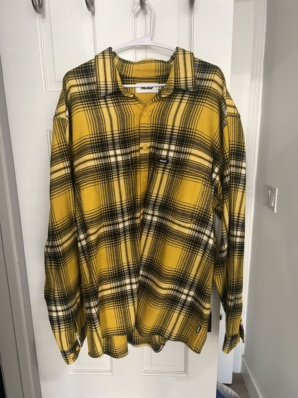 Palace Palace Check Shirt Nectar Yellow Size US XL / EU 56 / 4 - 1 Thumbnail