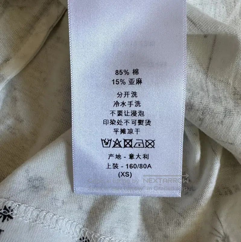 Other Dior Summer White Cotton Graphic T. Size XS / US 0-2 / IT 36-38 - 8 Thumbnail