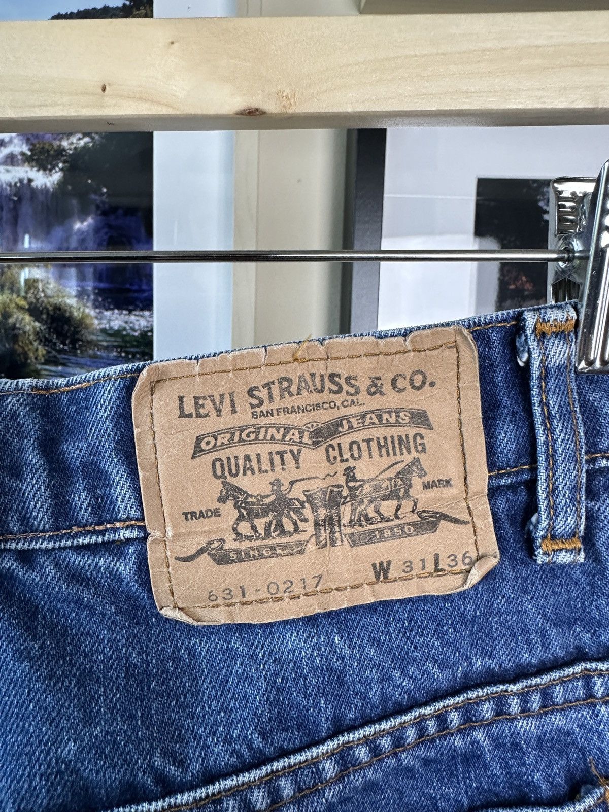 Levi's × Vintage Vintage rare denim jeans Levis 80s Orange tab Size US 31 - 4 Thumbnail