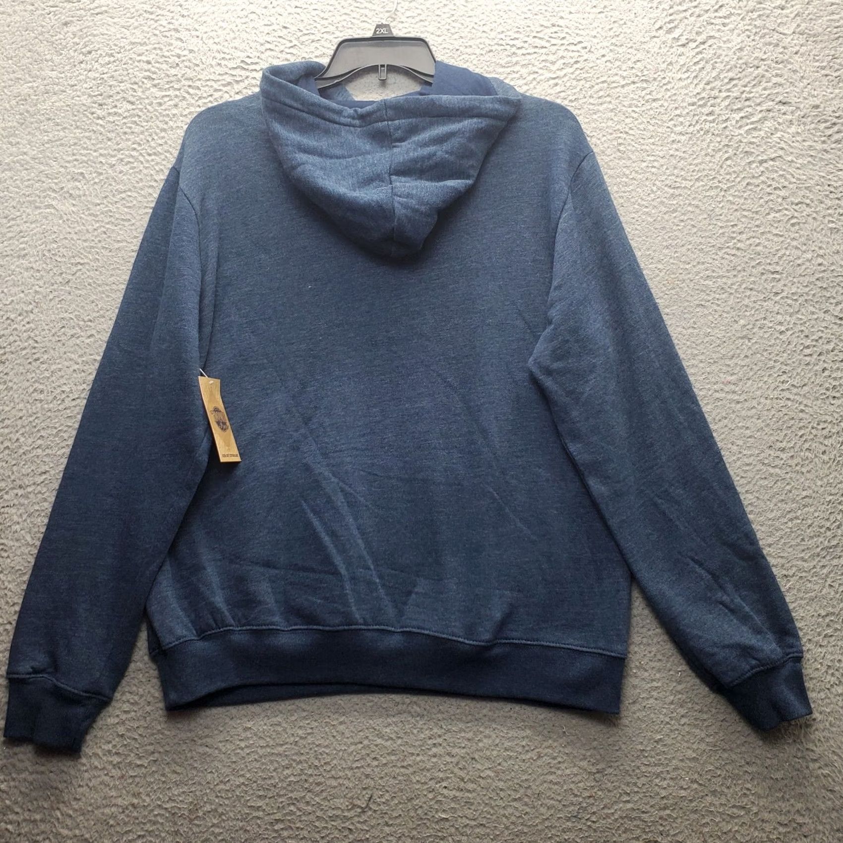 Vintage Home Free Hoodie Mens Size M Navy Buckeye State Raglan Sleeve Drawstring Shirt Size US M / EU 48-50 / 2 - 2 Thumbnail