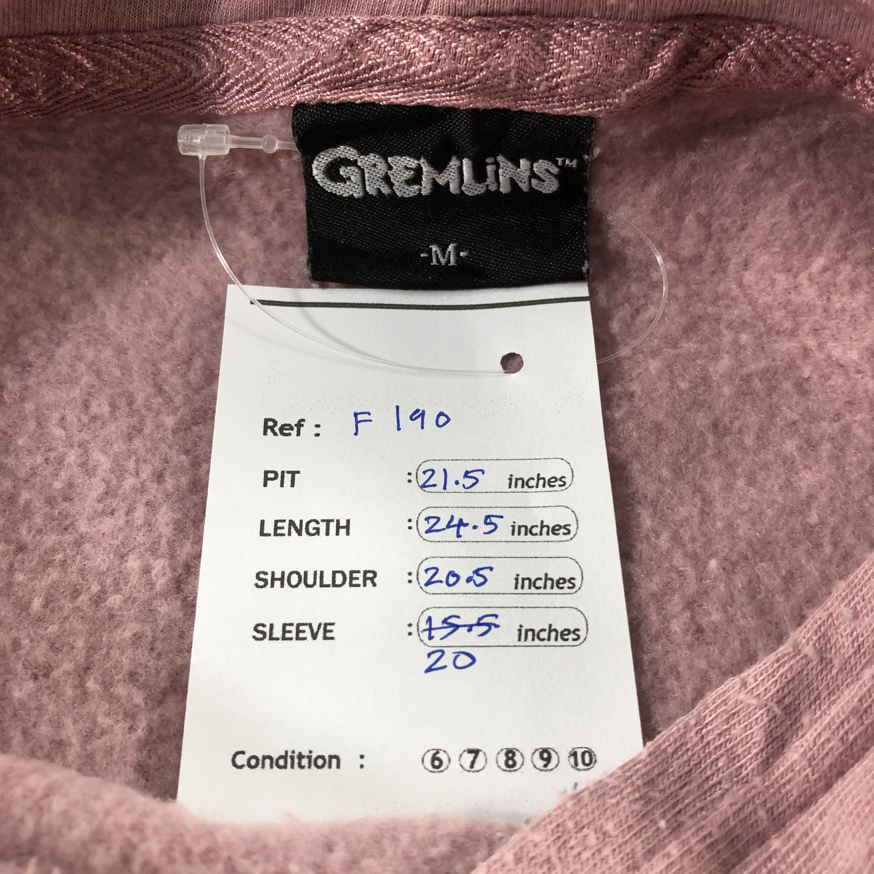 Cartoon Network Gremlins Hoodie Embroidered Logo Pullover F190 Size US M / EU 48-50 / 2 - 7 Thumbnail