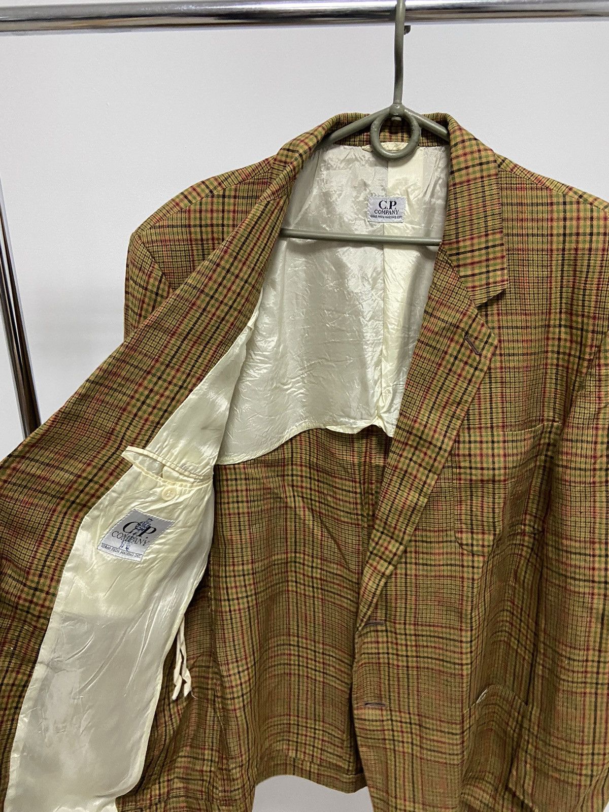 C.P. Company × Vintage Cp Company Blazer Vintage Logo Luxury 100% linen Size 50L - 6 Thumbnail