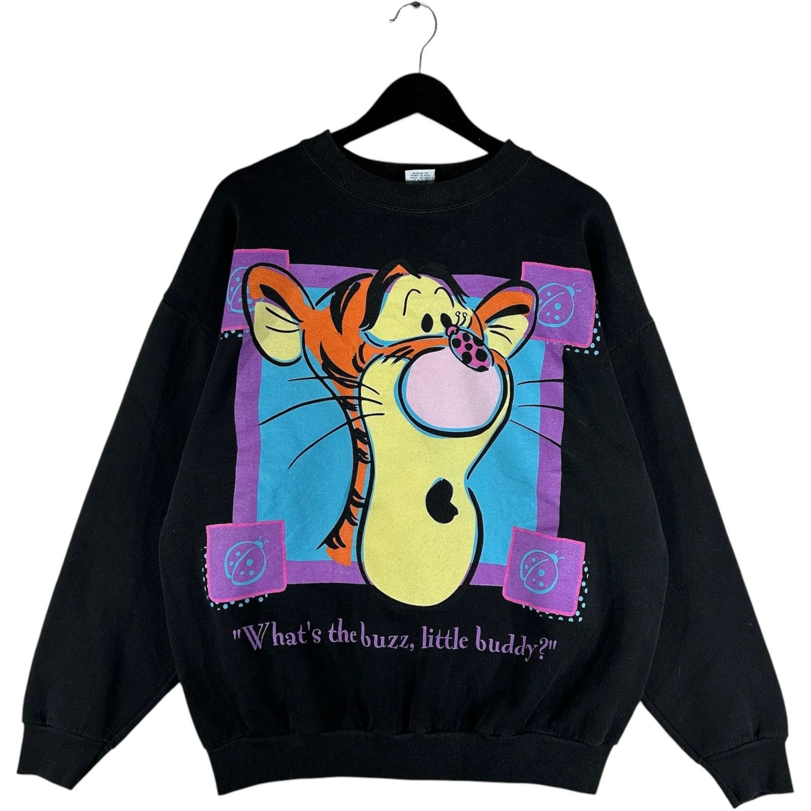 Vintage Vintage Winnie The Pooh Tigger Big Face Quote Crewneck XL Size US XL / EU 56 / 4 - 1 Thumbnail