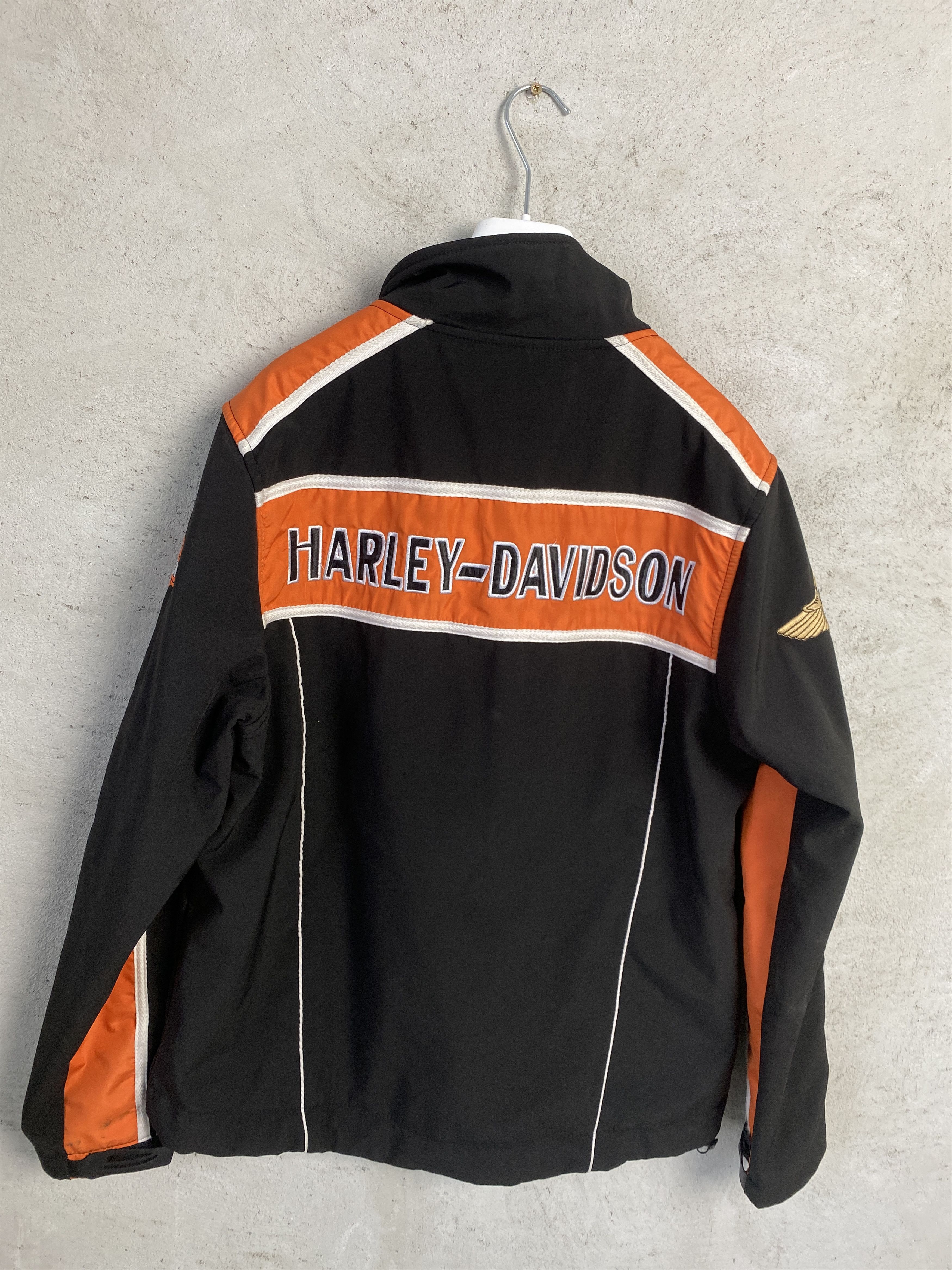 Harley Davidson Harley Davidson big logo jacket light moto vintage Size US L / EU 52-54 / 3 - 6 Thumbnail