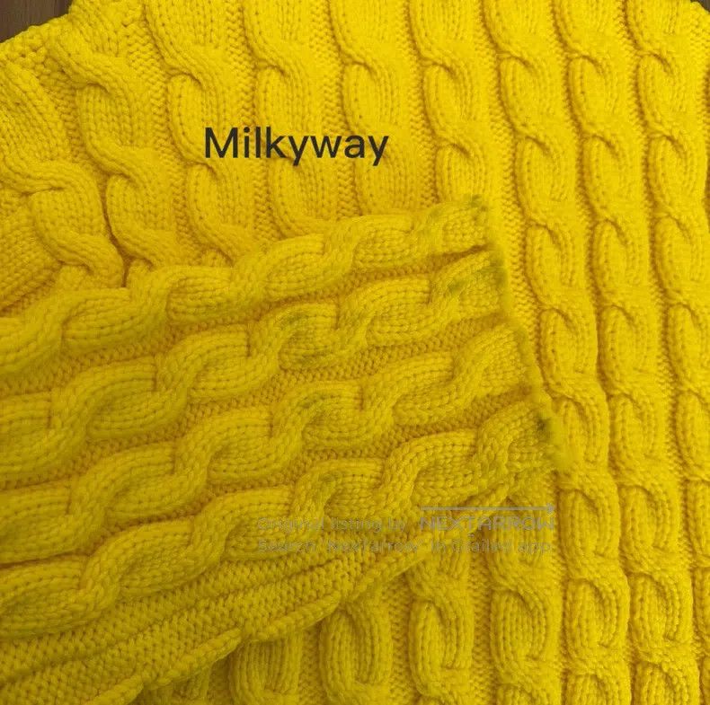 Balenciaga Balenciaga Short Cable Knit Sweater XS Yellow Size XS / US 0-2 / IT 36-38 - 9 Thumbnail