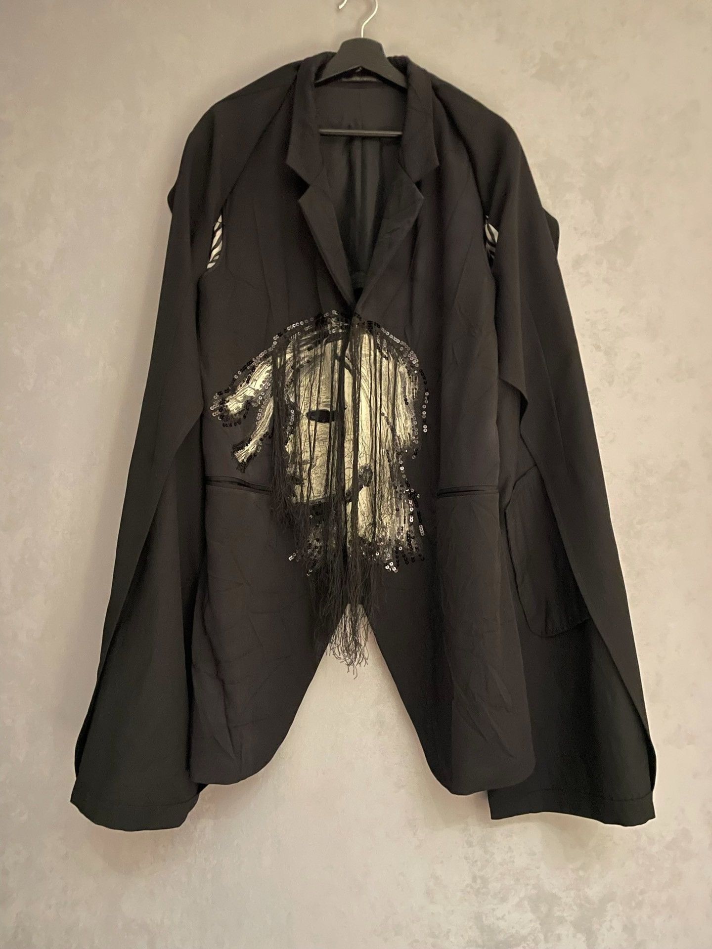 Yohji Yamamoto yohji yamamoto spider web coat Size US L / EU 52-54 / 3 - 1 Thumbnail