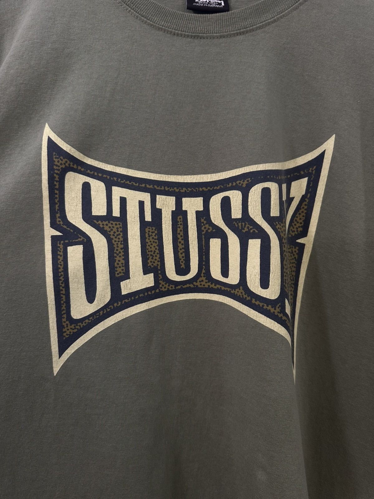 Stussy Stussy Champion Pigment Dyed Tee Artichoke Green XL Size US XL / EU 56 / 4 - 2 Thumbnail