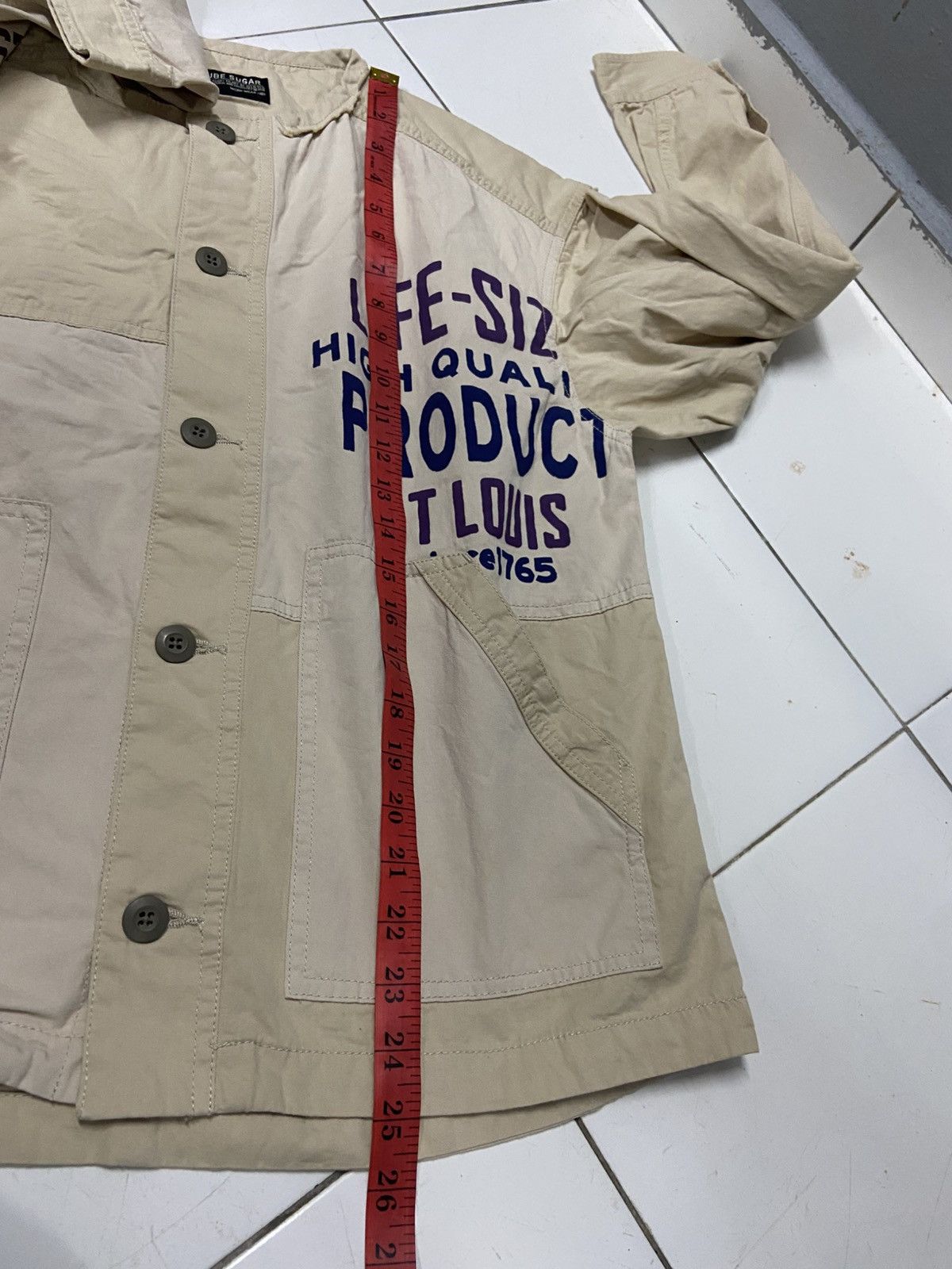 Japanese Brand CUBE SUGAR WORKWEAR PATCHWORK WORK JACKET Size US M / EU 48-50 / 2 - 17 Thumbnail