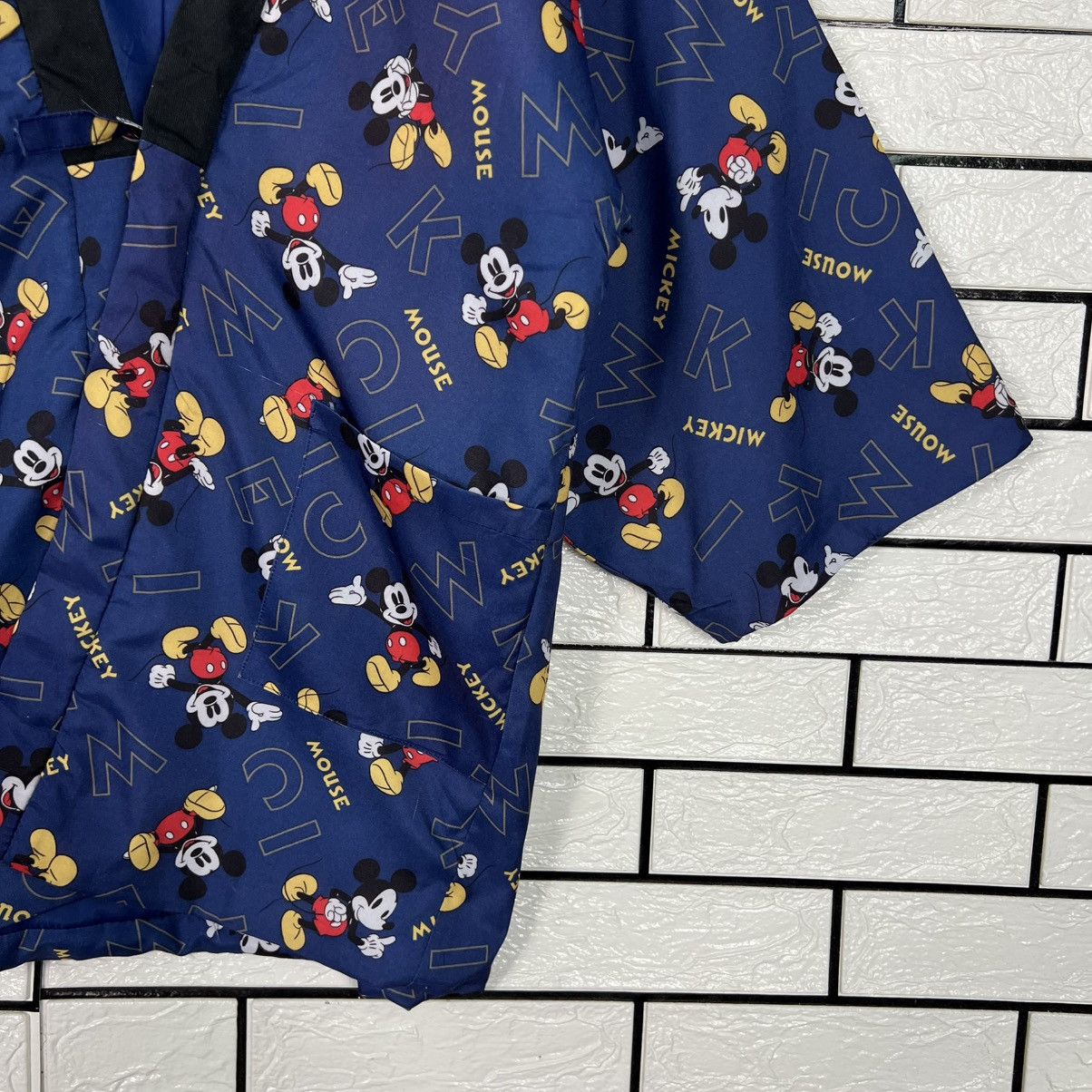 Mickey Mouse DISNEY MICKEY MOUSE All Over Logo Kimono Jacket #4156-C190 Size US M / EU 48-50 / 2 - 6 Thumbnail