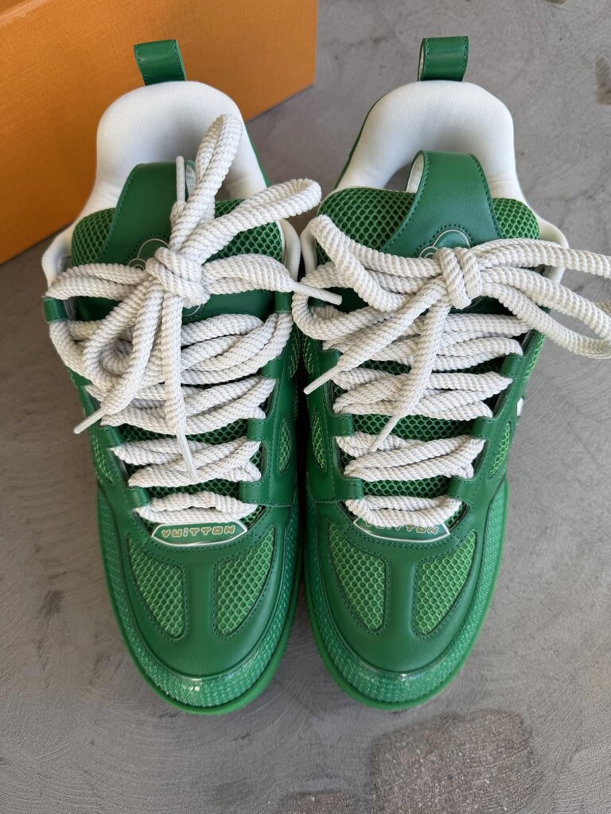 Louis Vuitton Louis Vuitton Sk8 Sneaker Green Sz. 43 Size US 10 / EU 43 - 3 Thumbnail