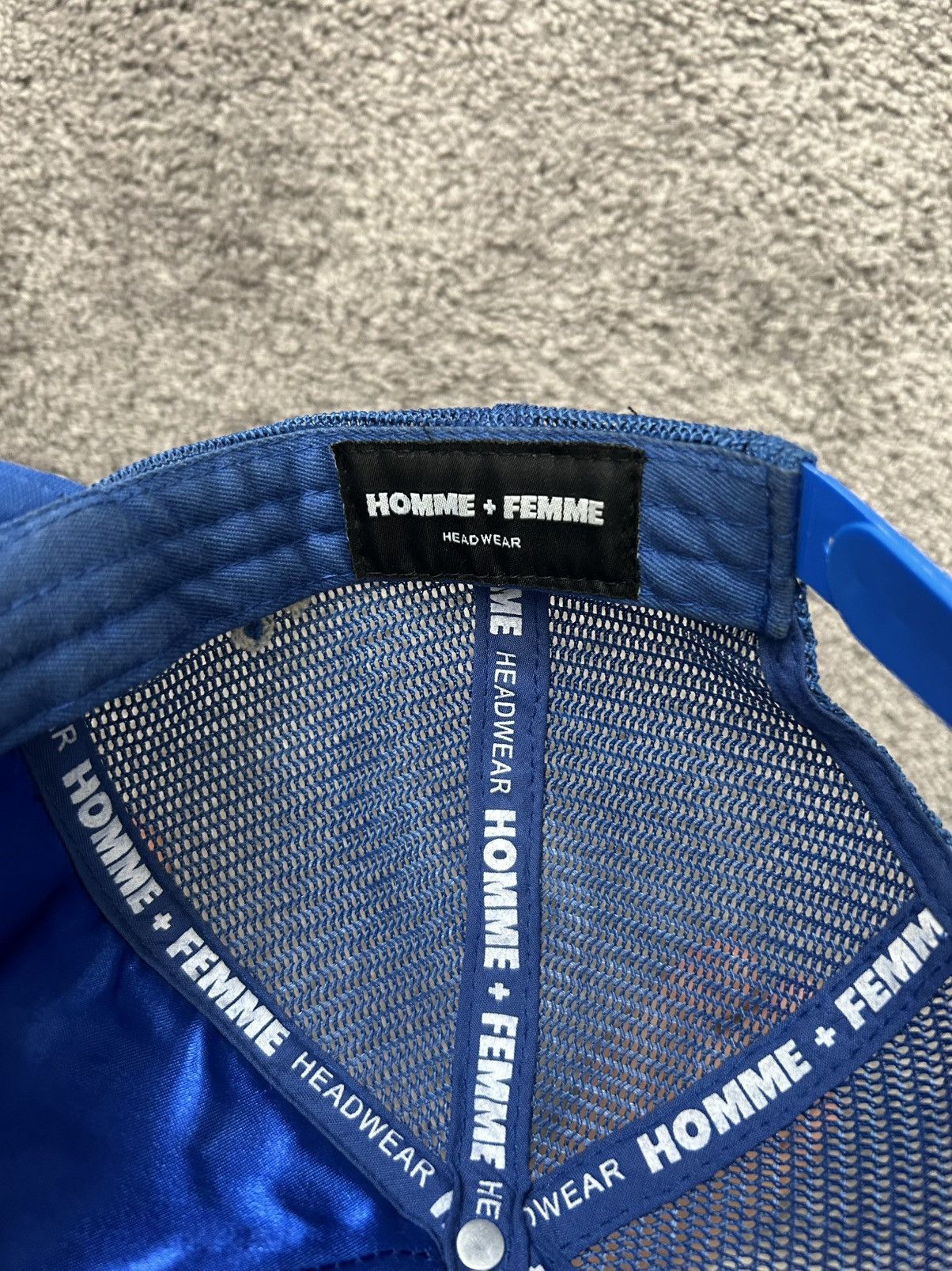 Homme + Femme La Homme Femme Beverley Hills Trucker Hat Blue Size ONE SIZE - 6 Thumbnail