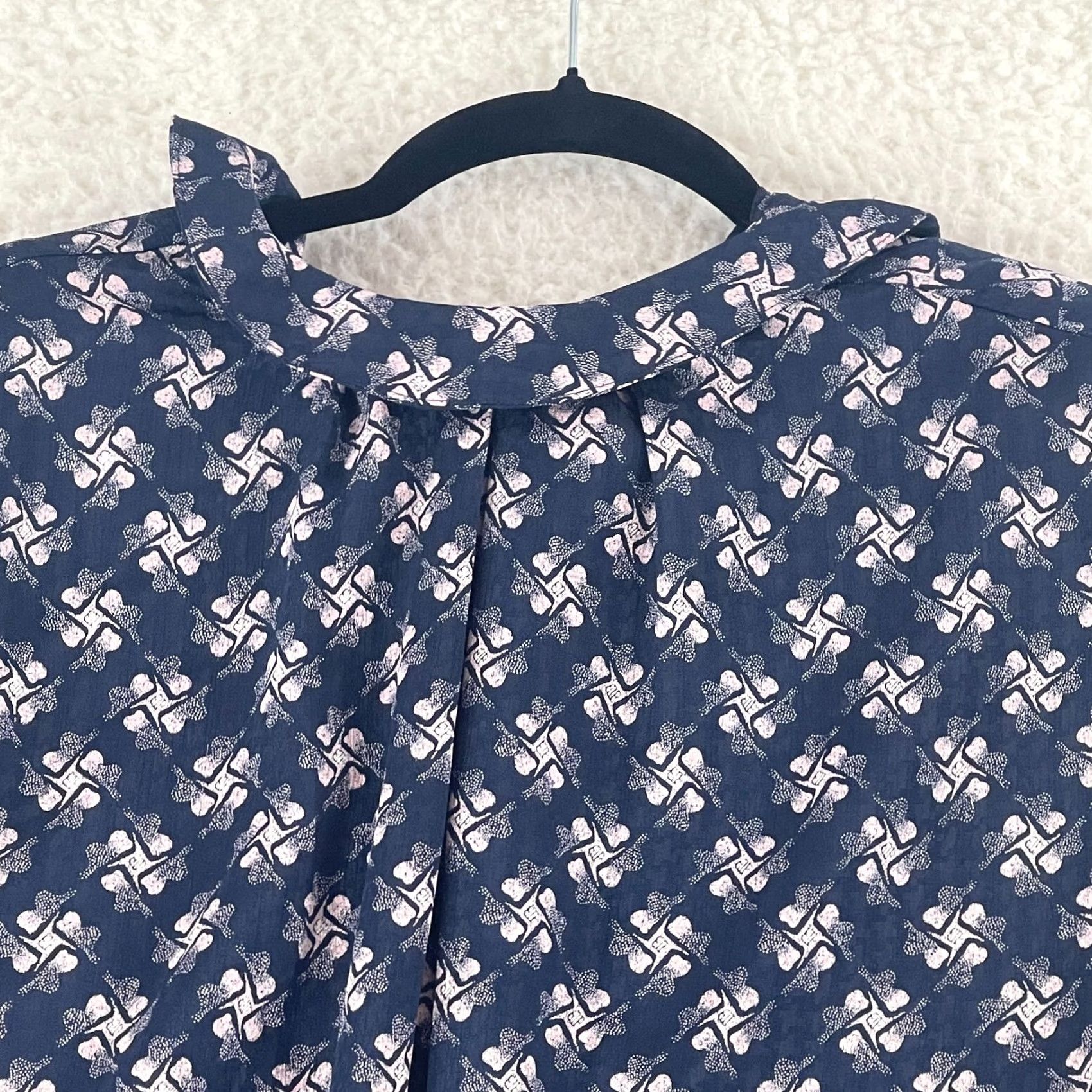 Pendleton Pendleton Shirt Blue Floral Vintage Womens PM Shirt Size M / US 6-8 / IT 42-44 - 4 Thumbnail