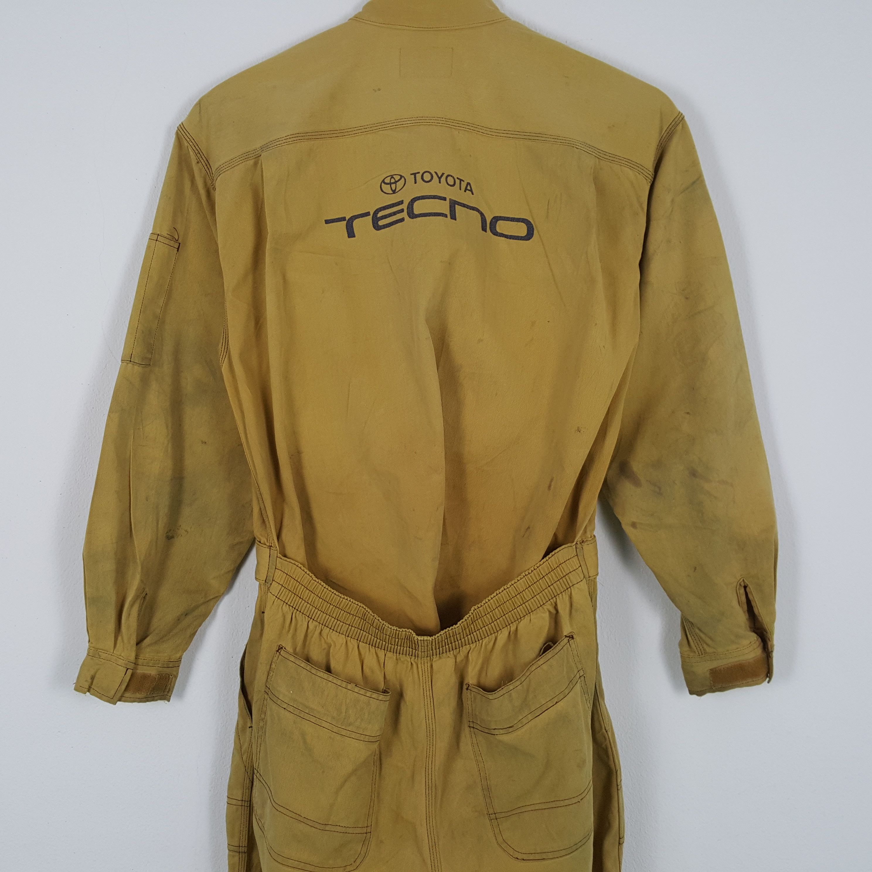 Japanese Brand × Vintage TOYOTA TECNO Motorsports Racing Style Coverall Jacket Size US M / EU 48-50 / 2 - 2 Thumbnail