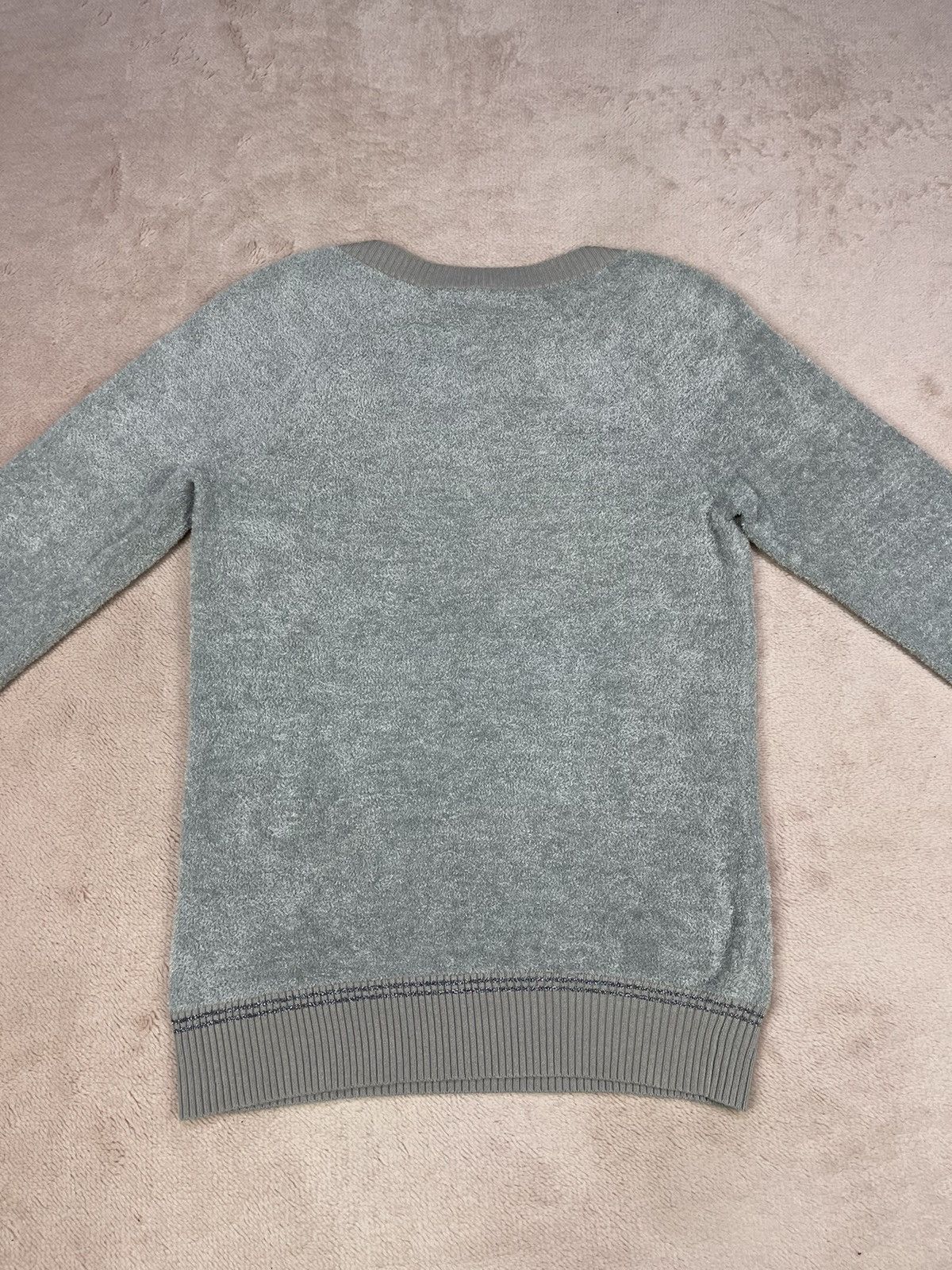 Armani Exchange A|X Armani Exchange Fluffy Soft Zip Crewneck Sweater Size M / US 6-8 / IT 42-44 - 5 Thumbnail