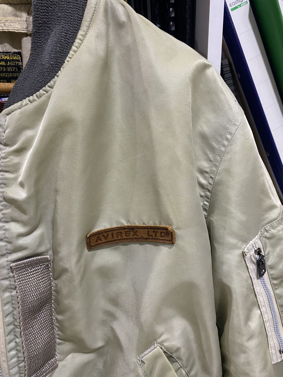 Avirex Vintage 90s Avirex LTD USAF Ma-1 Bomber Jacket Made Usa Size US L / EU 52-54 / 3 - 4 Thumbnail