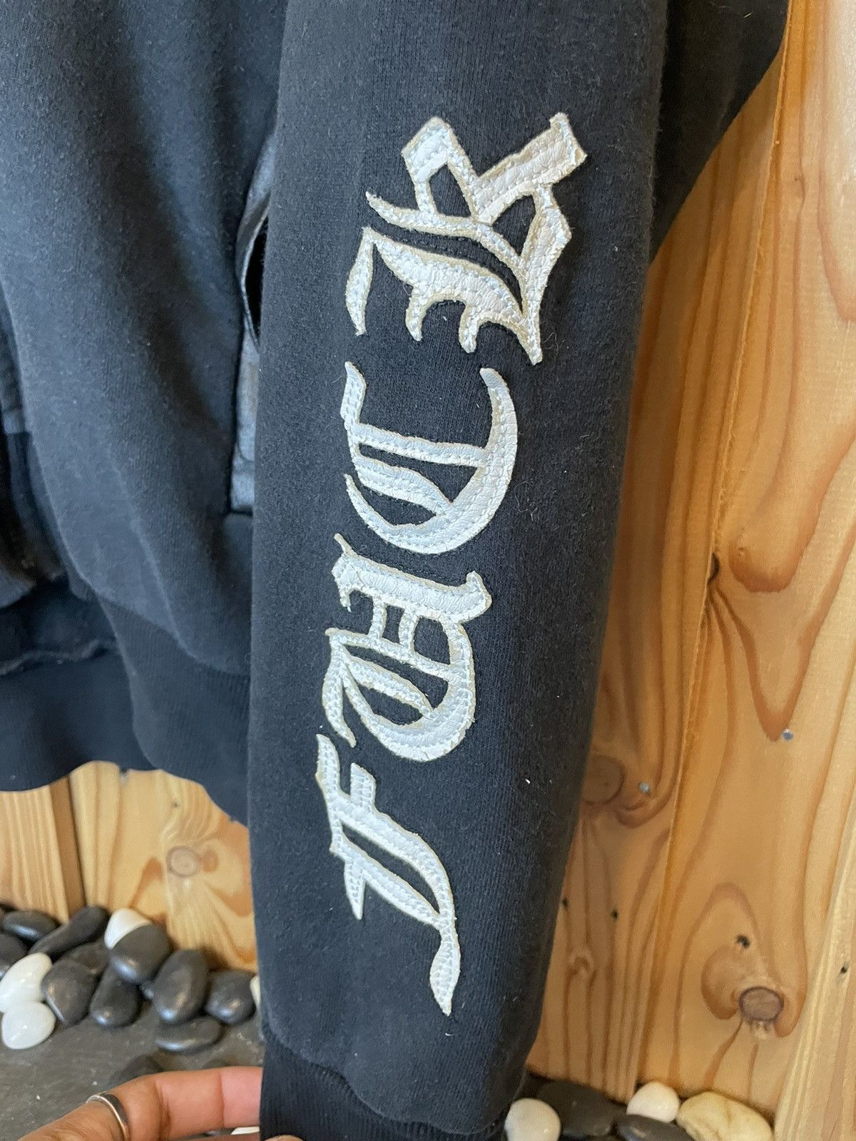 Japanese Brand × Vintage Slangy Japan Chrome Hearts inspired jacket Size US L / EU 52-54 / 3 - 6 Thumbnail
