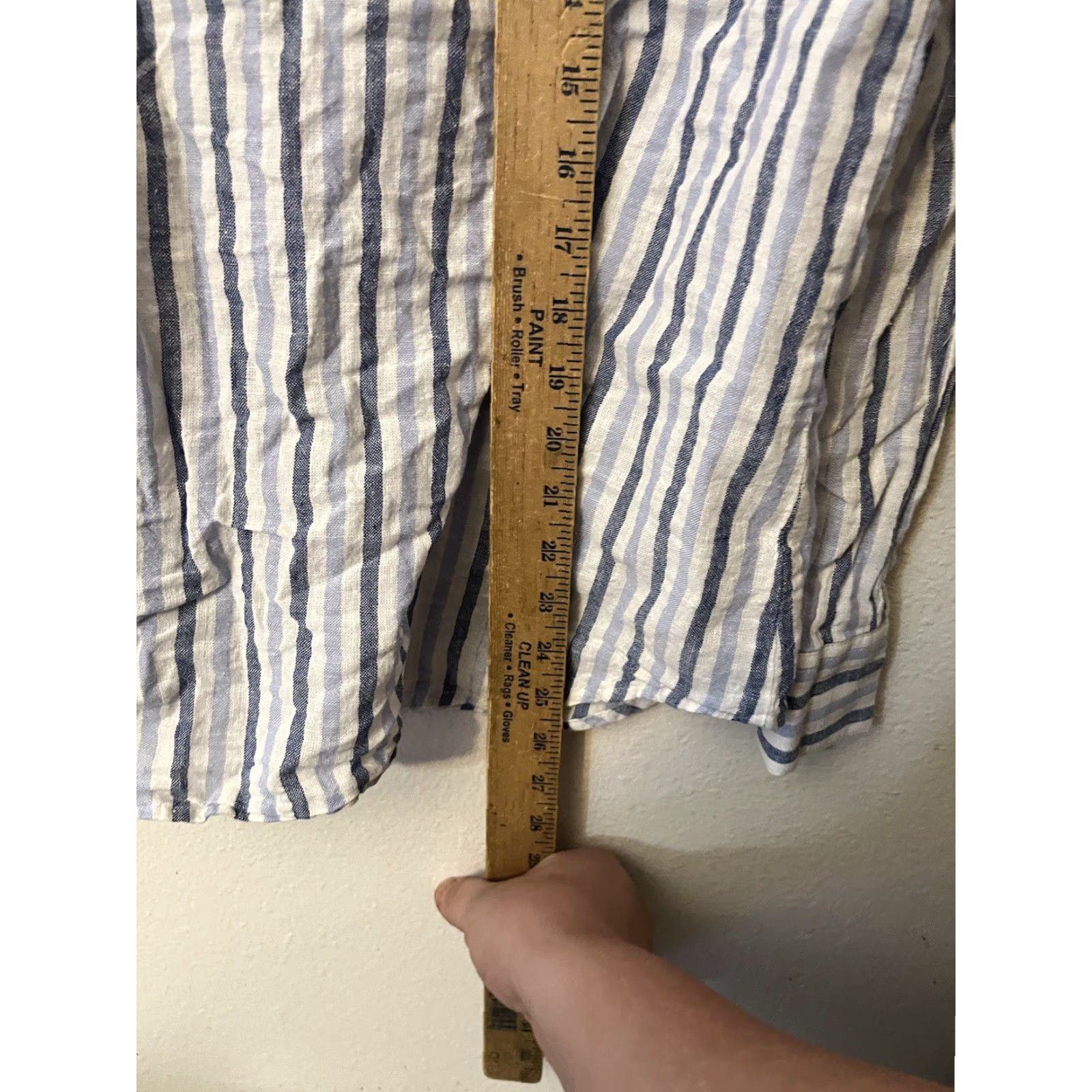 Sanctuary Sanctuary Shirt, Blouse, Women, S, Blue, Linen & Cotton, Striped, Small, Colorful, Sanctuary, 90s? Size S / US 4 / IT 40 - 5 Thumbnail