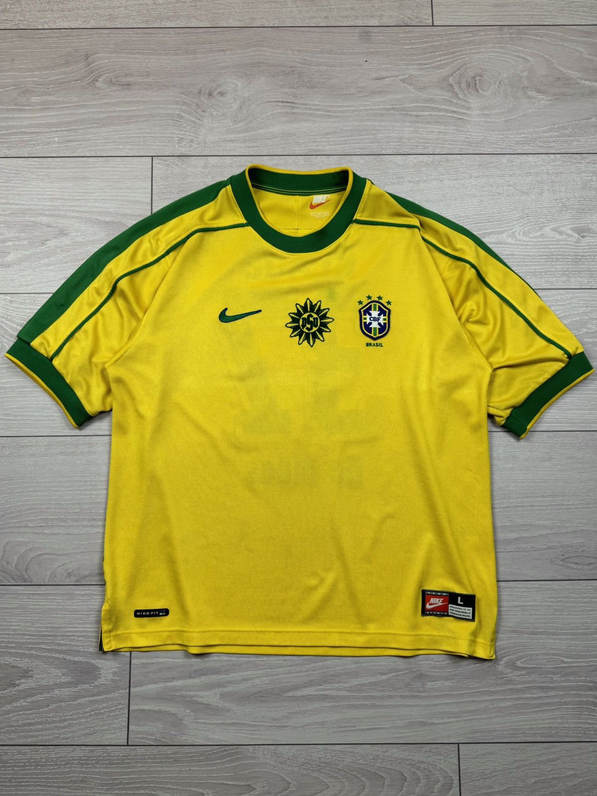Vintage Custom Brazil Home Soccer Jersey 1998/2000