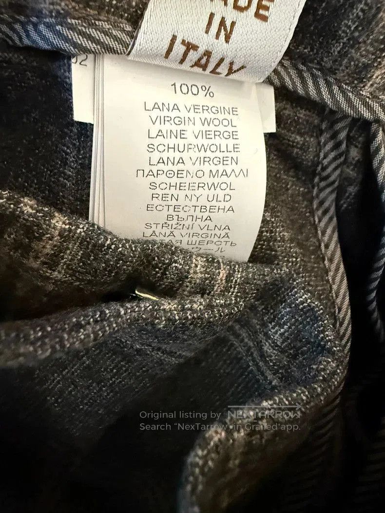 Brunello Cucinelli Brunello Cucinelli Wool Plaid Trousers. Size US 40 / EU 56 - 6 Thumbnail