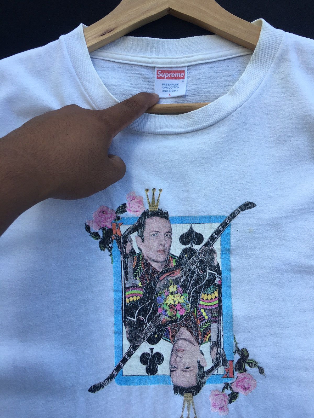 Supreme Rarest Supreme x Joe Strummer 2001 Printed Tshirt Size US L / EU 52-54 / 3 - 7 Thumbnail