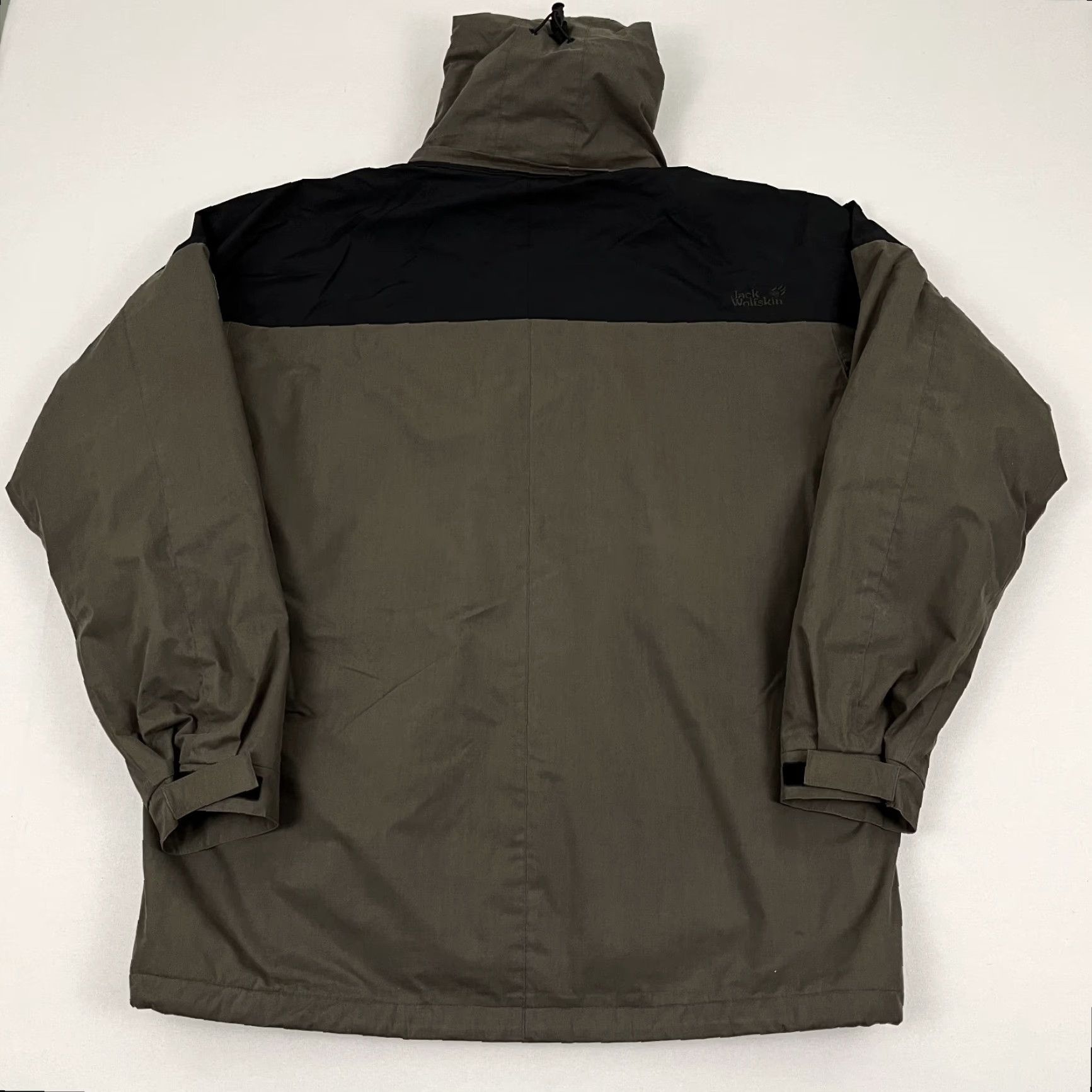 Jack Wolfskin Jack Wolfskin Jacket Mens 2XL Brown Hooded Full Zip Hiking Winter Fleece Lined Size US XXL / EU 58 / 5 - 7 Thumbnail