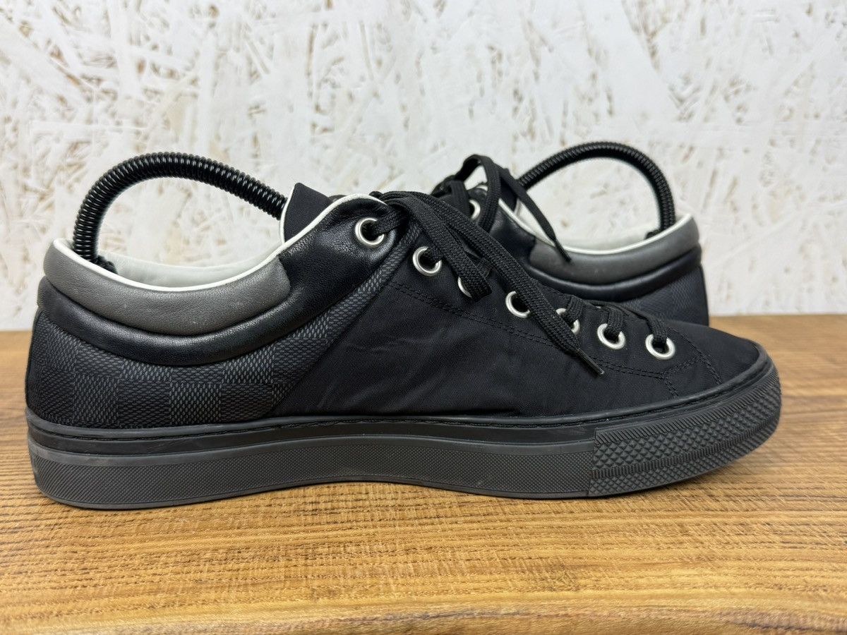 Louis Vuitton Louis Vuitton Nylon/Damier Graphite Sprinter Low Top Sneaker Size US 7.5 / EU 40-41 - 4 Thumbnail