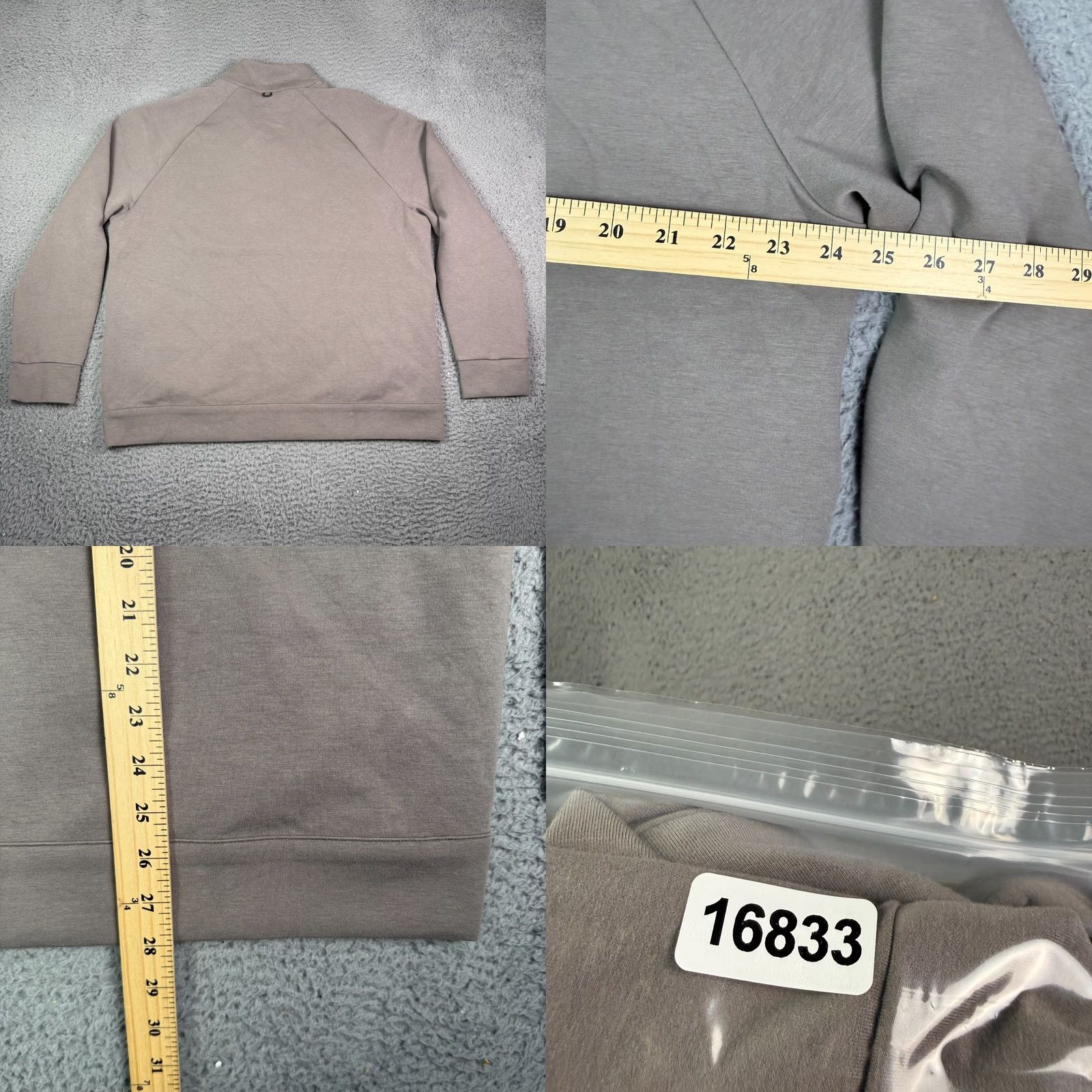 Nike Nike 24.7 Impossibly Soft 1/2 Zip Pullover Mens L Stone Sweatshirt HQ6953-289 Size US L / EU 52-54 / 3 - 8 Thumbnail