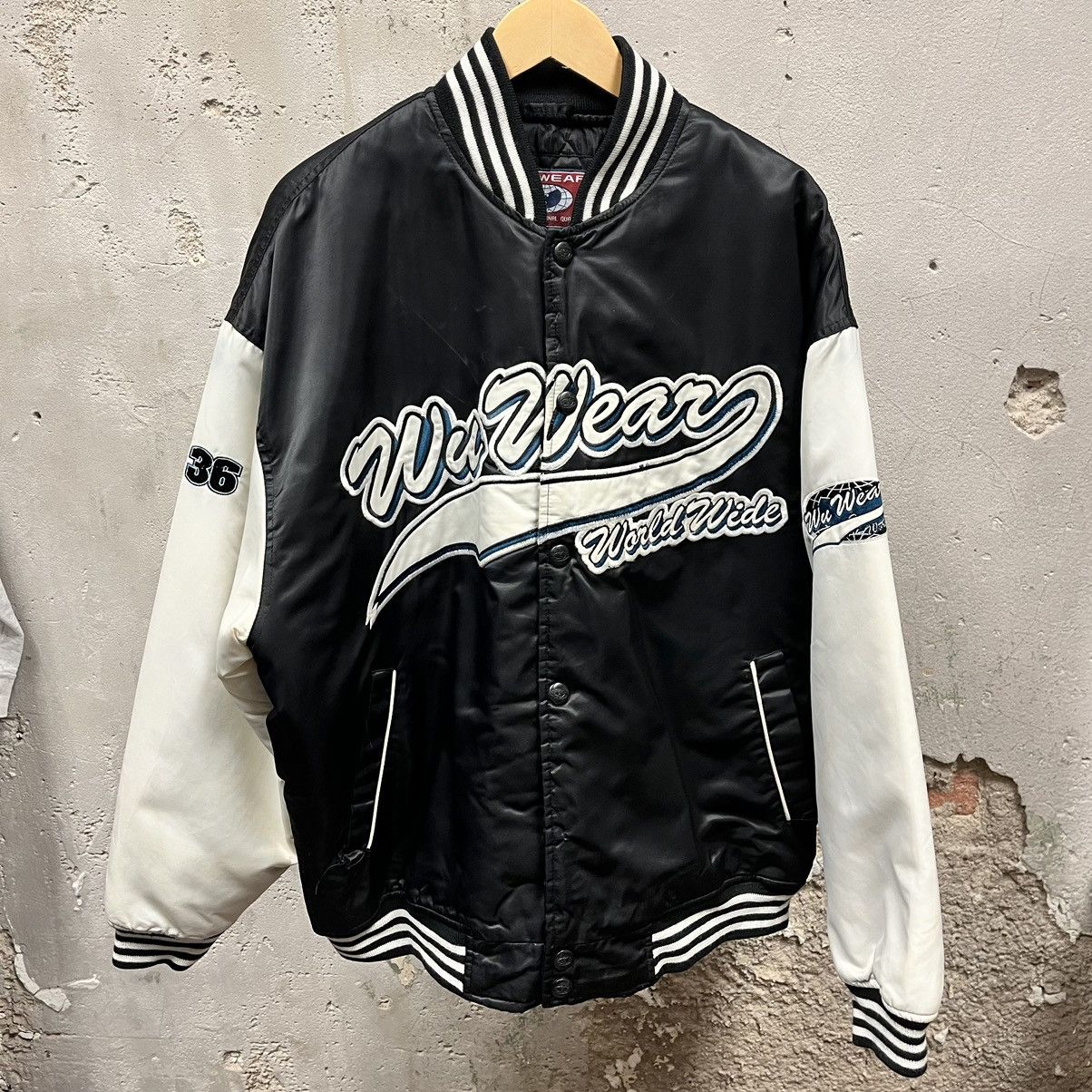 Vintage × Wu-Tang Clan Vintage 90s WuWear Varsity Puffer Coat 2XL Wu Tang Clan Size US XXL / EU 58 / 5 - 1 Thumbnail