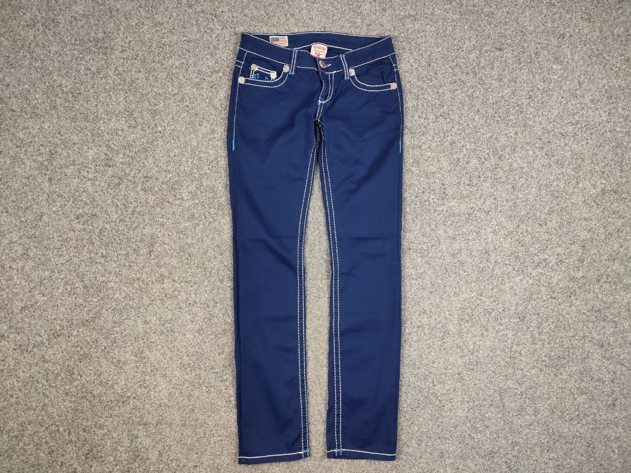 True Religion True Religion Geno Denim Slim Jeans Made in USA Y2K Style Size 28" / US 6 / IT 42 - 4 Thumbnail