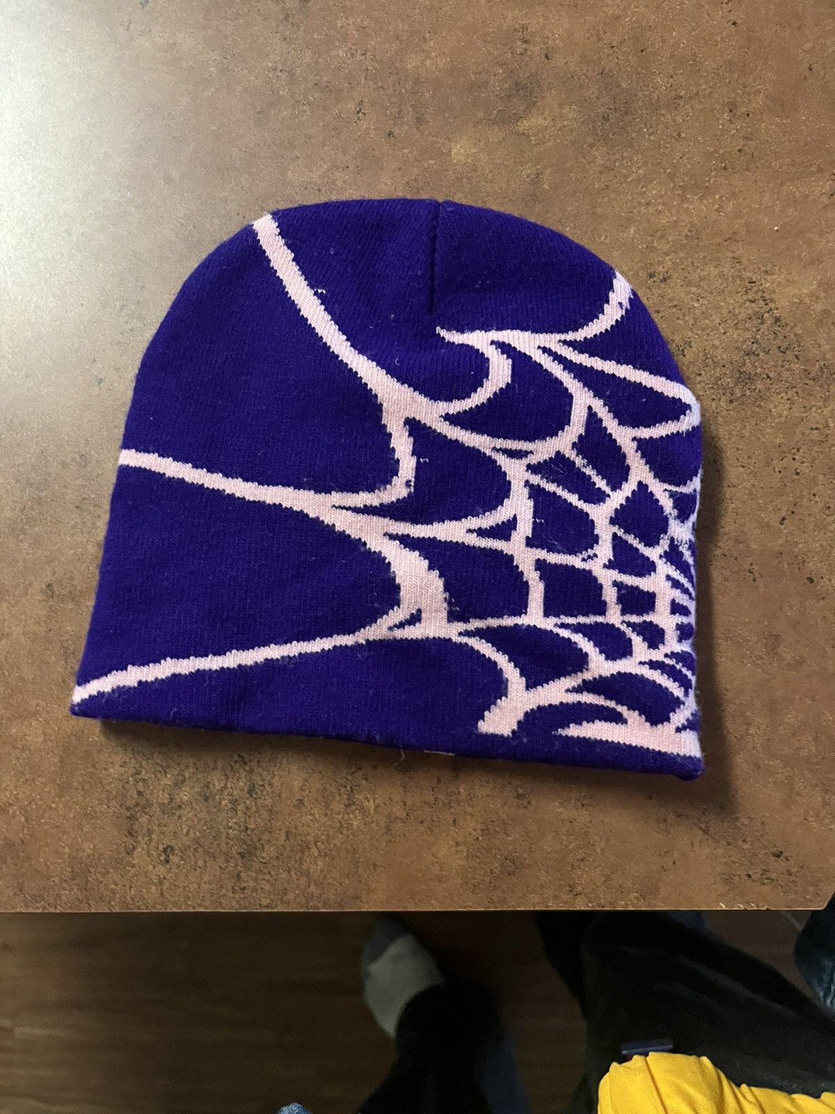 Vintage Purple Y2K Spider Web Beanie Size ONE SIZE - 2 Thumbnail