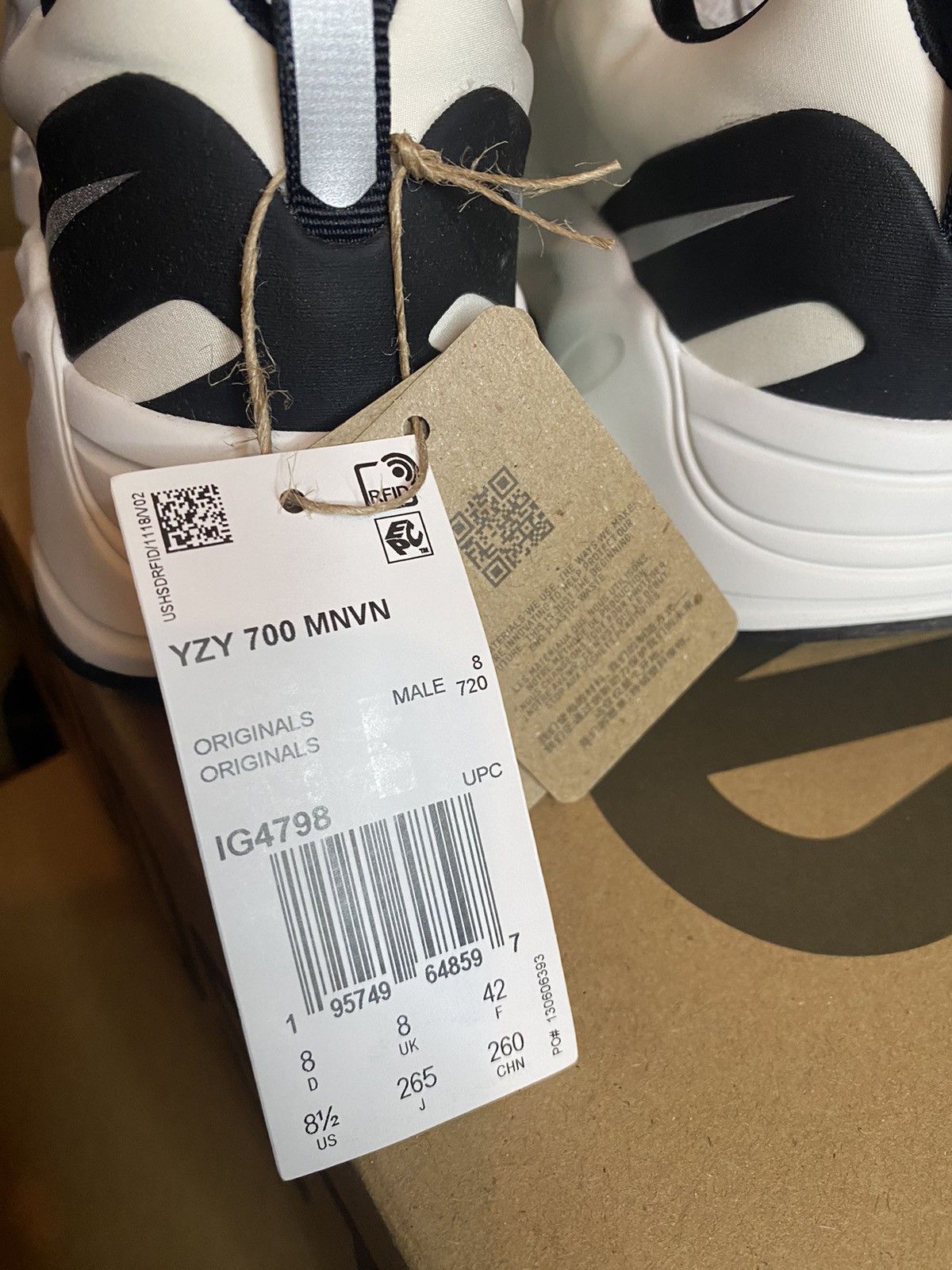 Yeezy adidas Yeezy 700 MNVN Laceless ‘Analog’ size8.5M DS w OG All Size US 8.5 / EU 41-42 - 8 Thumbnail