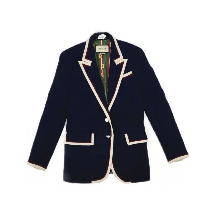 Gucci Gucci Black Suit Jacket with Metal Buttons-2507 Size M / US 6-8 / IT 42-44 - 8 Thumbnail