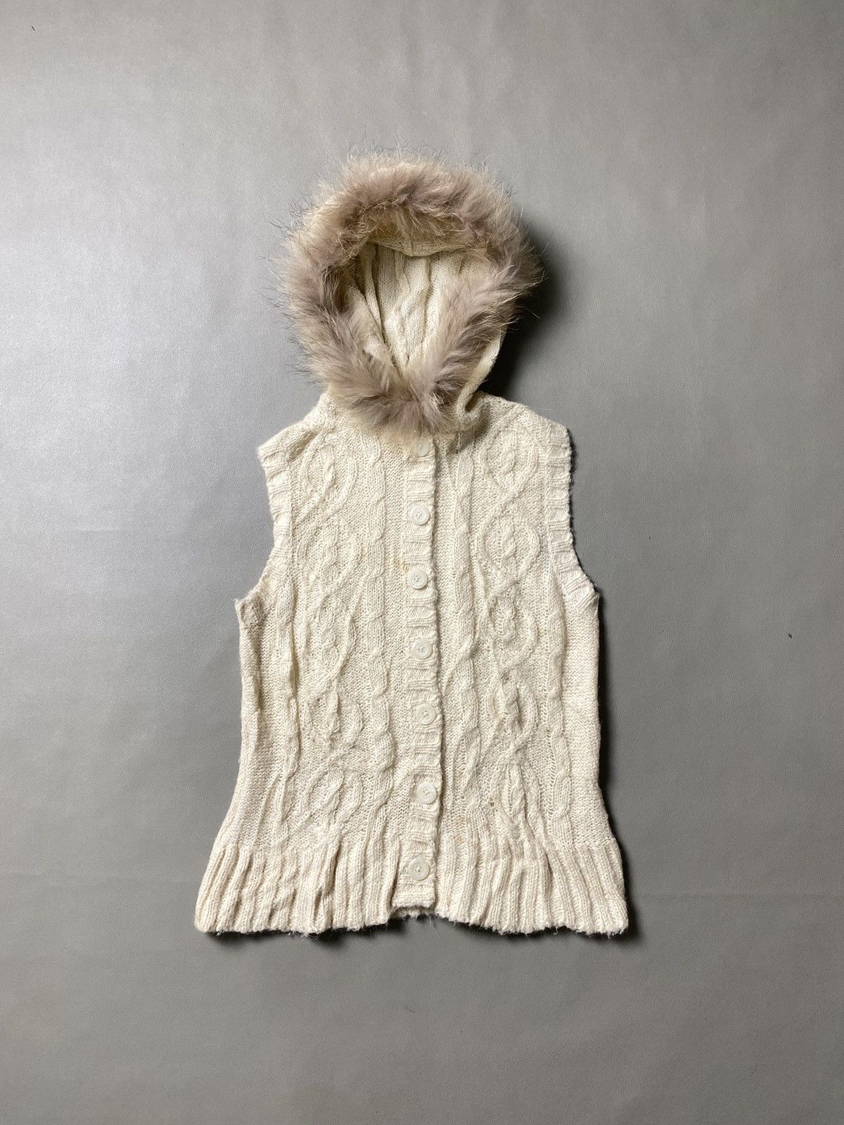 Scherel Fur Hoodie Vest Knit Patterns
