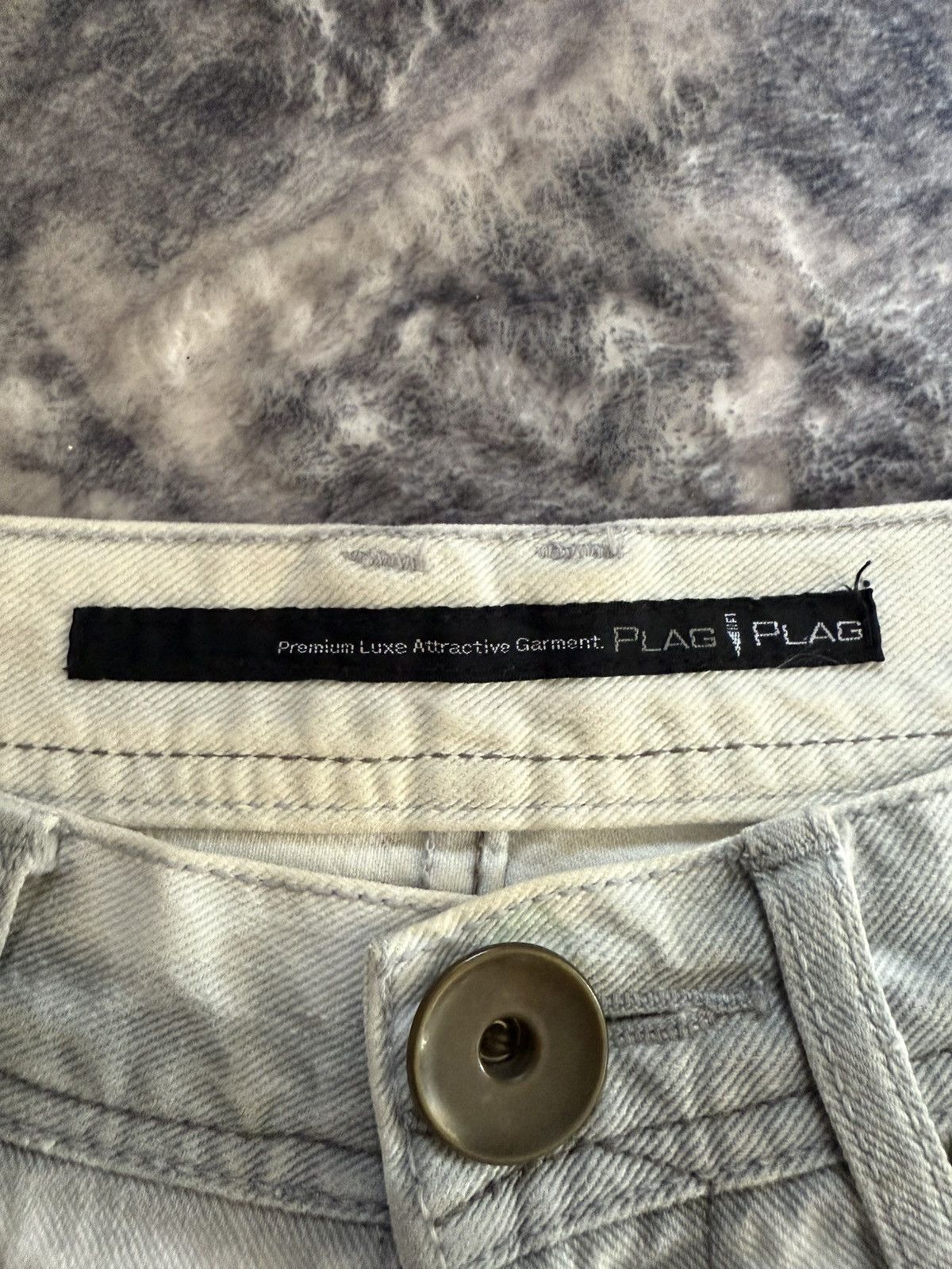 Tete Homme Tete Homme Japan Trompe l'oeil Contrast Stitch Jeans Size US 29 - 22 Thumbnail