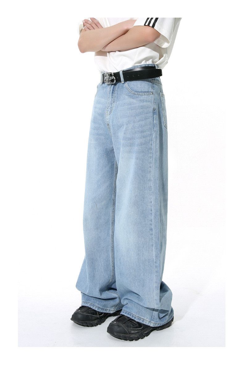 Japanese Brand American simple straight loose casual jeans y2k Size US 34 / EU 50 - 2 Thumbnail