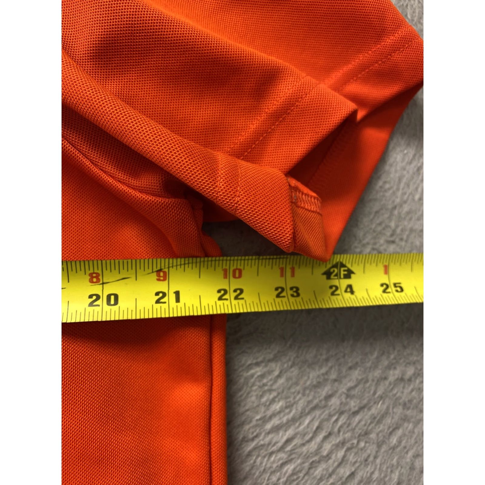 Nike Adidas Golf Polo Shirt Men Orange Dri-Fit Logo Short Sleeve Collar Nike Brand 112-46 Regular Fit Quick Dry Activewear Golf /112-46 Size US L / EU 52-54 / 3 - 4 Thumbnail