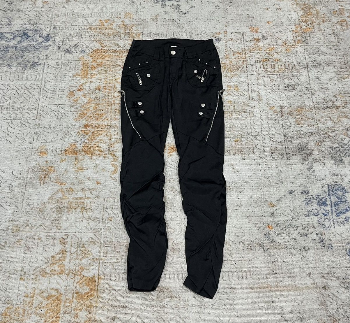 Japanese Brand Multizip Studded Punk Size US 28 / EU 44 - 2 Thumbnail